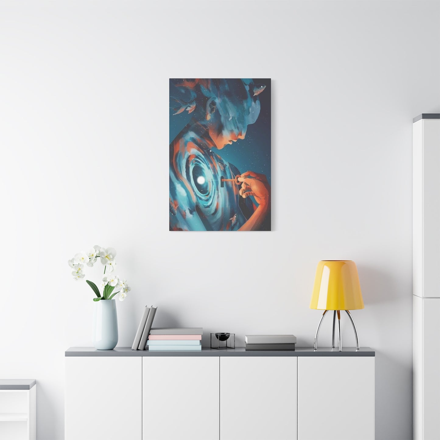 Female Key & Hole Spiritual Wall Art & Canvas Prints