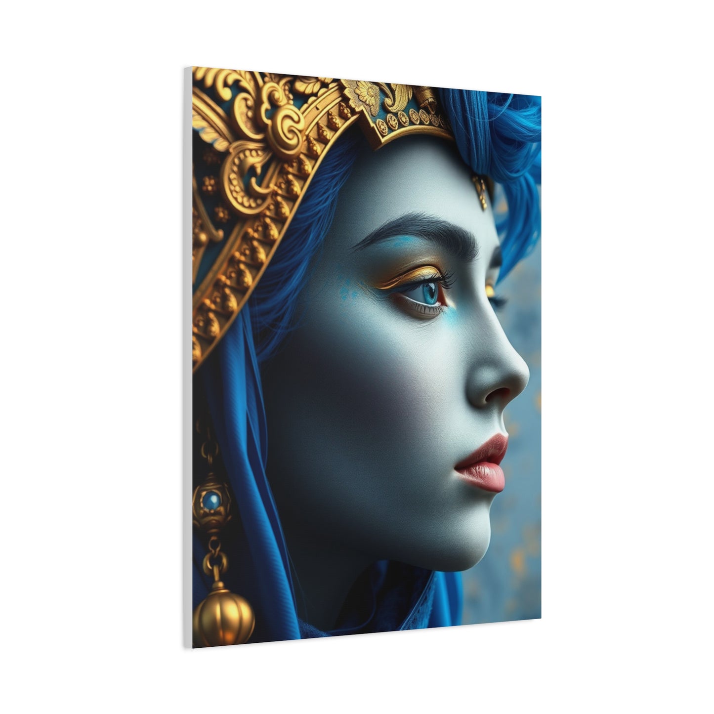 Blue & Gold Art Refined Canvas Wall Art & Canvas Print