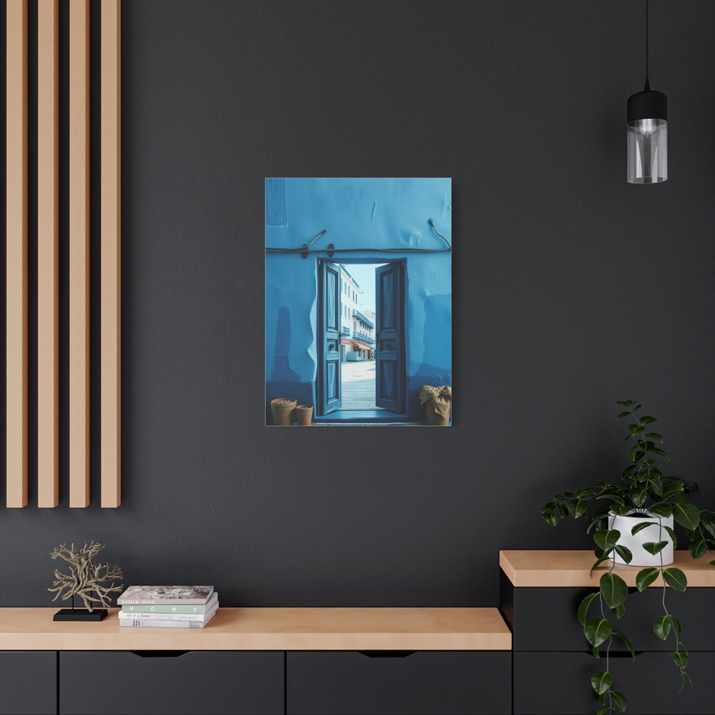 Blue and White Art Supreme Gallery Wall Art & Canvas Print