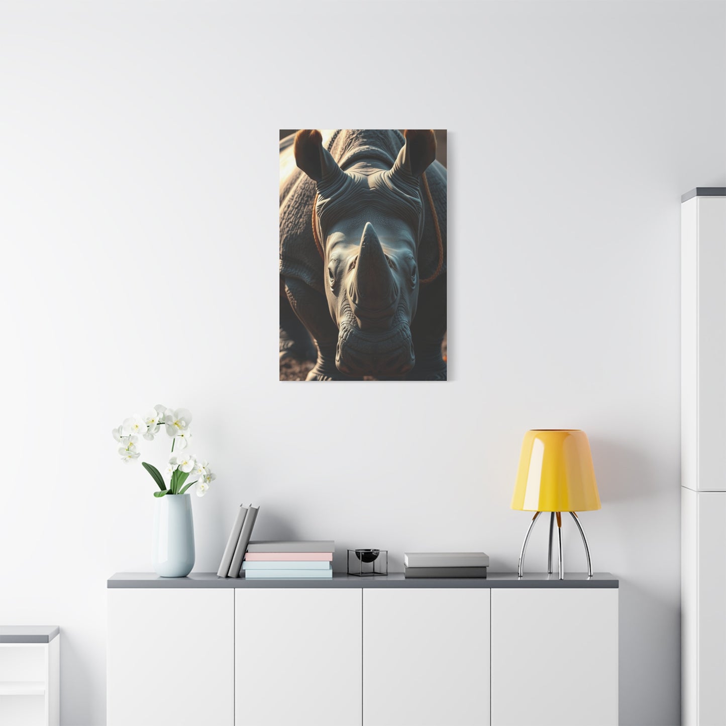 Vision Rhinoceros Art Art Wall Art & Canvas Print