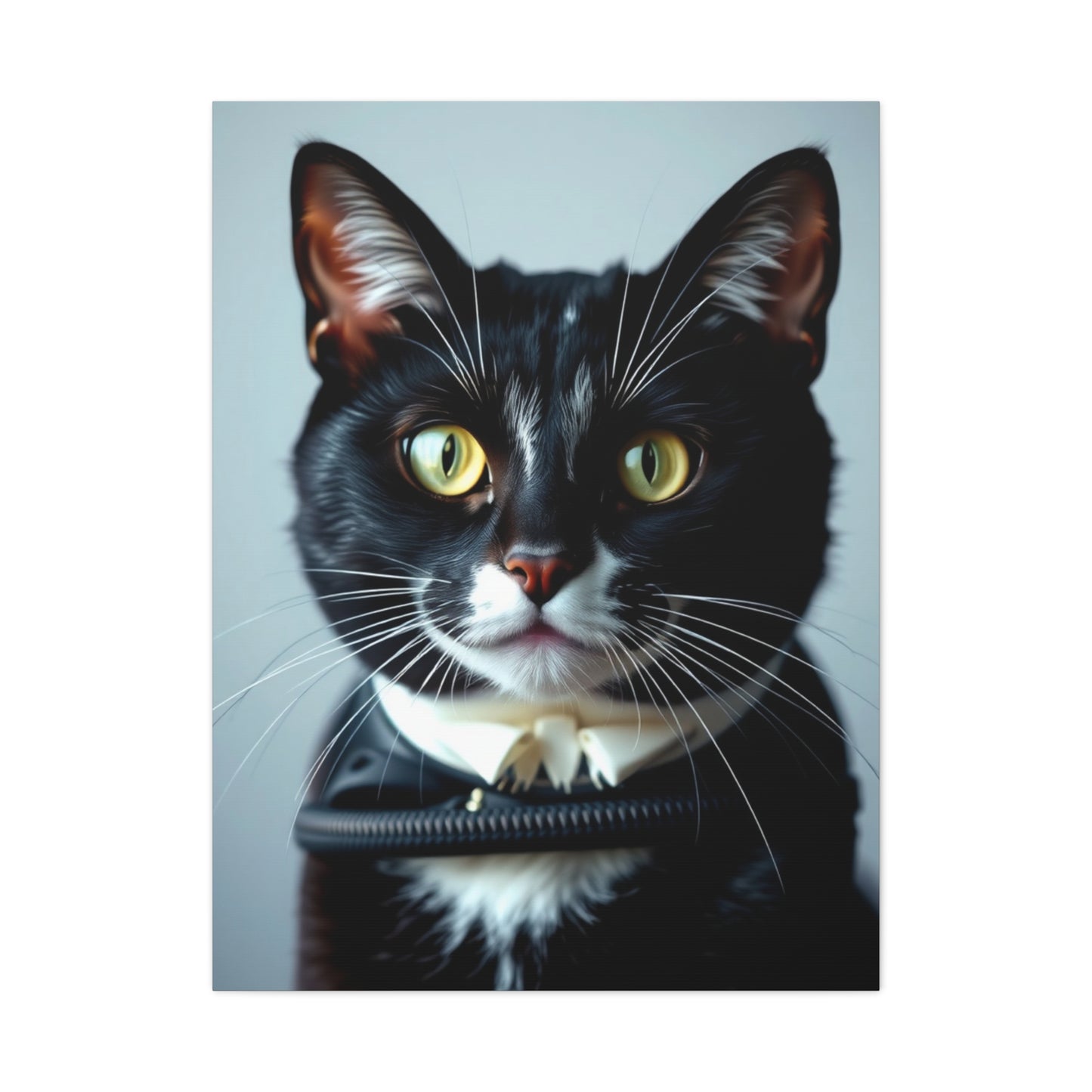 Tuxedo Cat Art Luxury Canvas Wall Art & Canvas Print