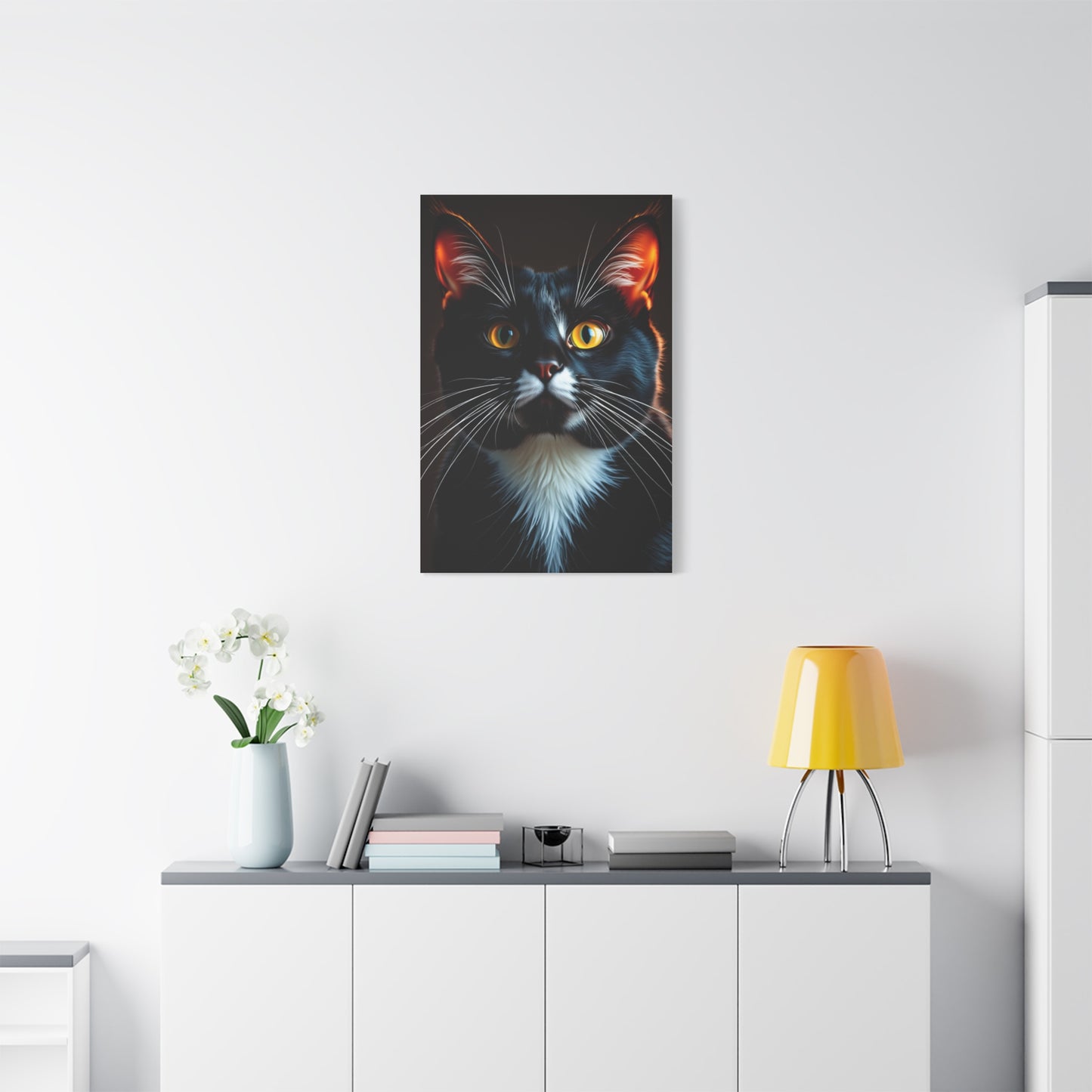 Tuxedo Cat Art Supreme Gallery Wall Art & Canvas Print