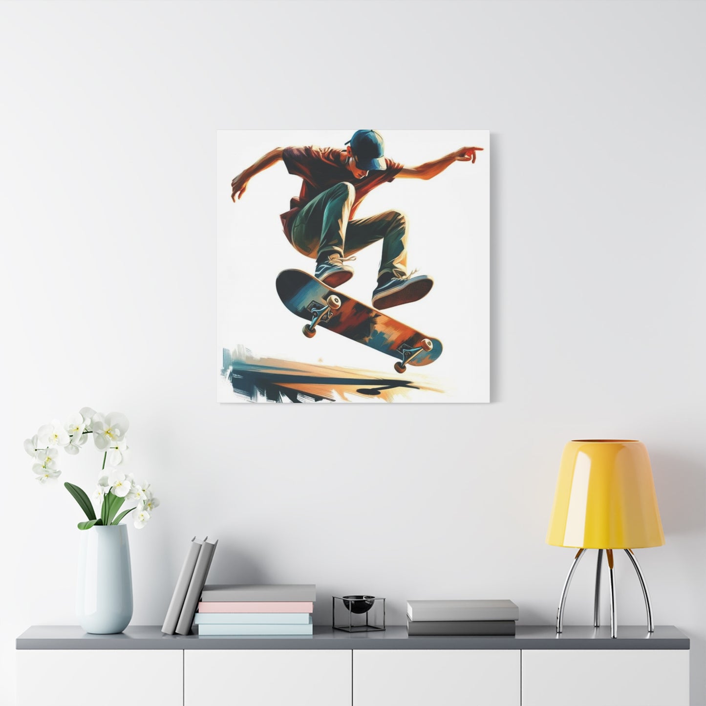 Skateboard Graffiti Wall Art & Canvas Prints