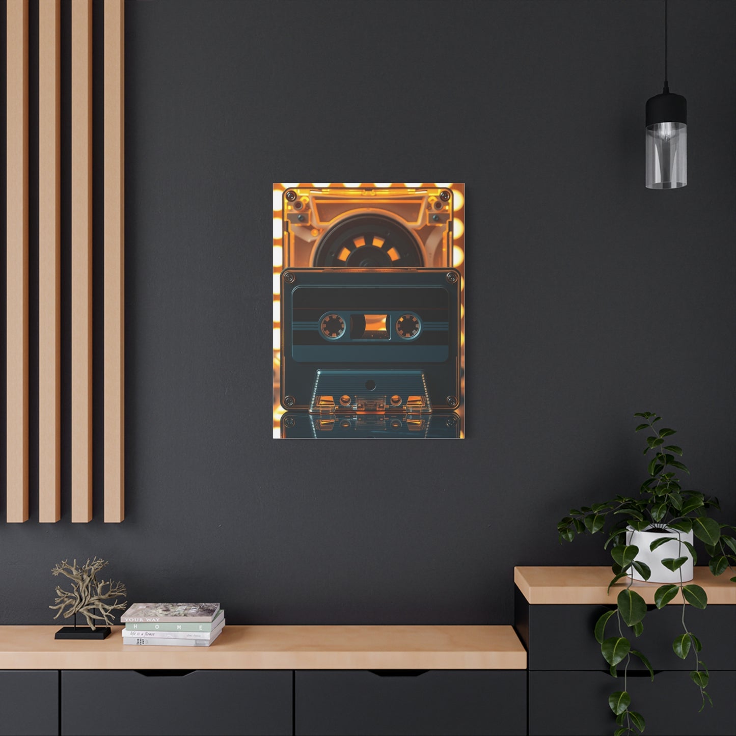 Vision Cassette Tapes Art Art Wall Art & Canvas Print