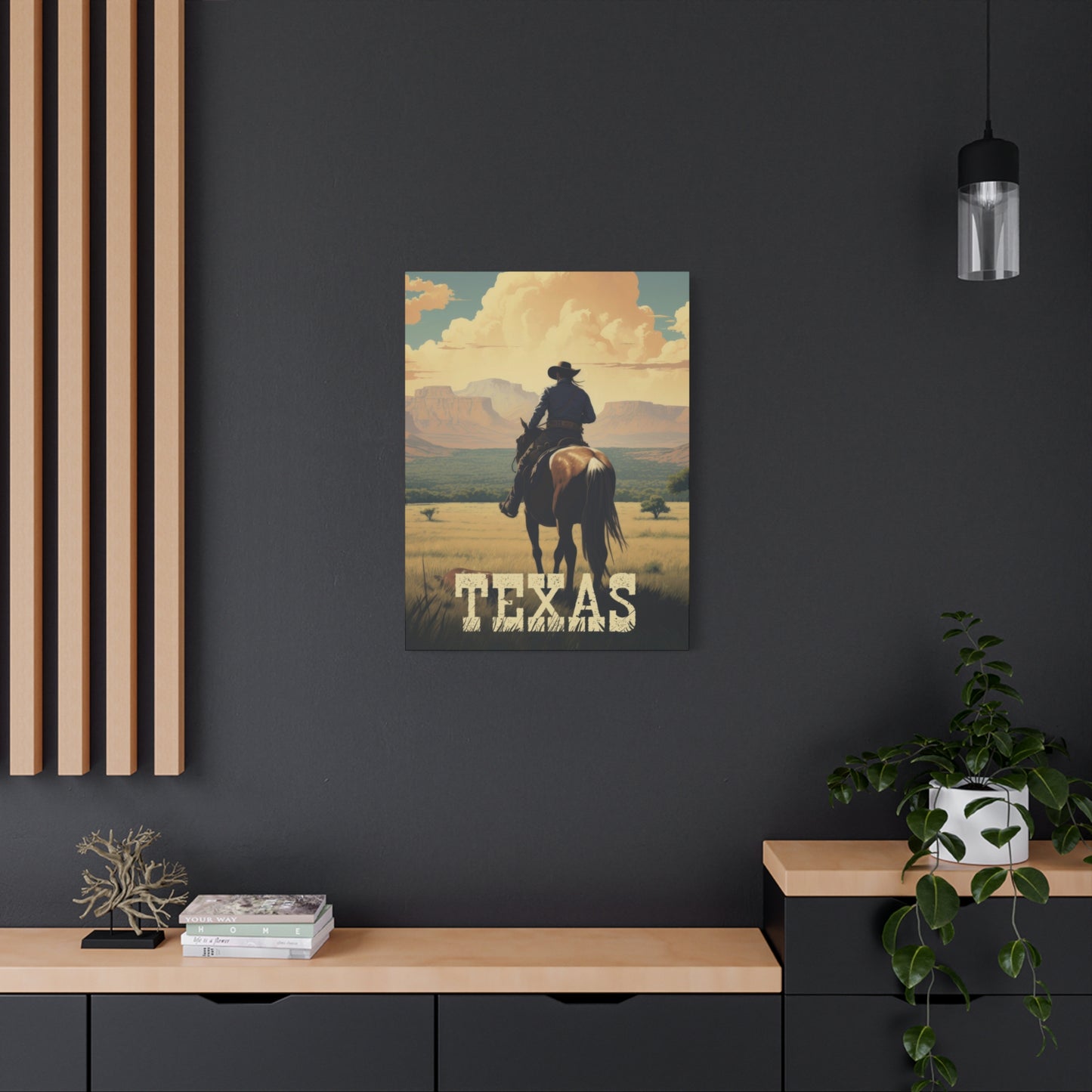 Cowboy Texas Poster Wall Art & Canvas Prints