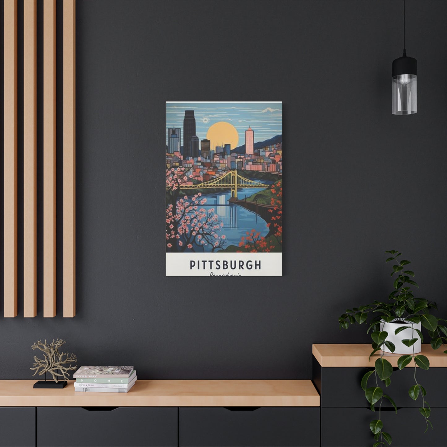 Dawn Sky Pittsburgh Poster Wall Art & Canvas Prints