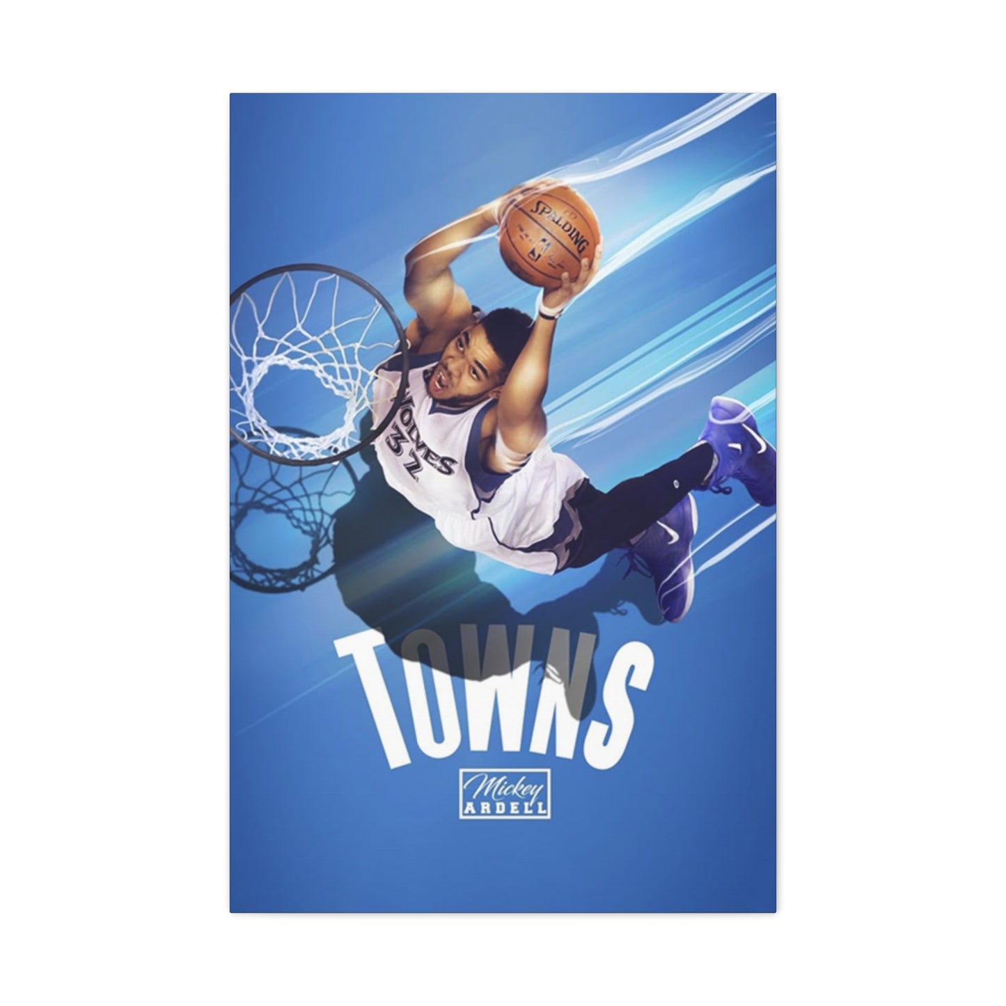 Towns Basketball Poster Wall Art & Canvas Prints