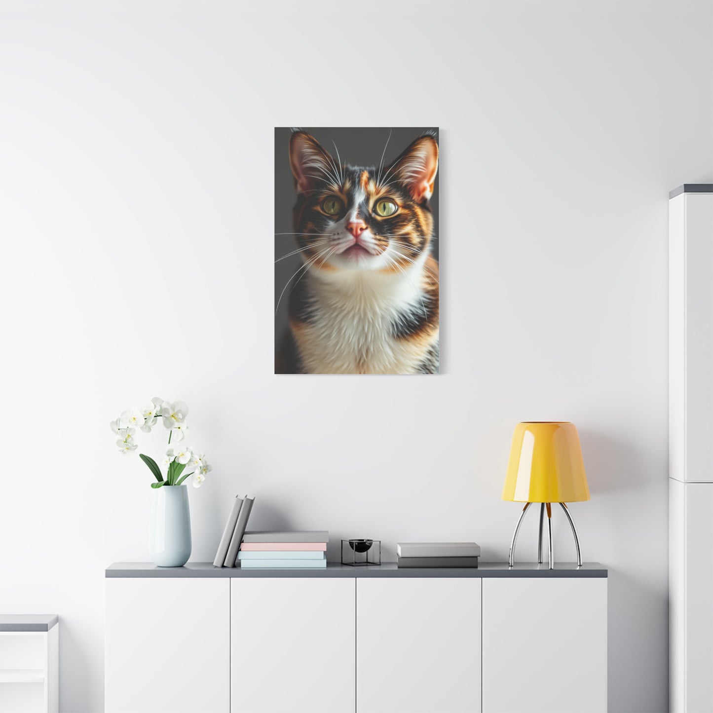 Vision Calico Cat Art Art Wall Art & Canvas Print