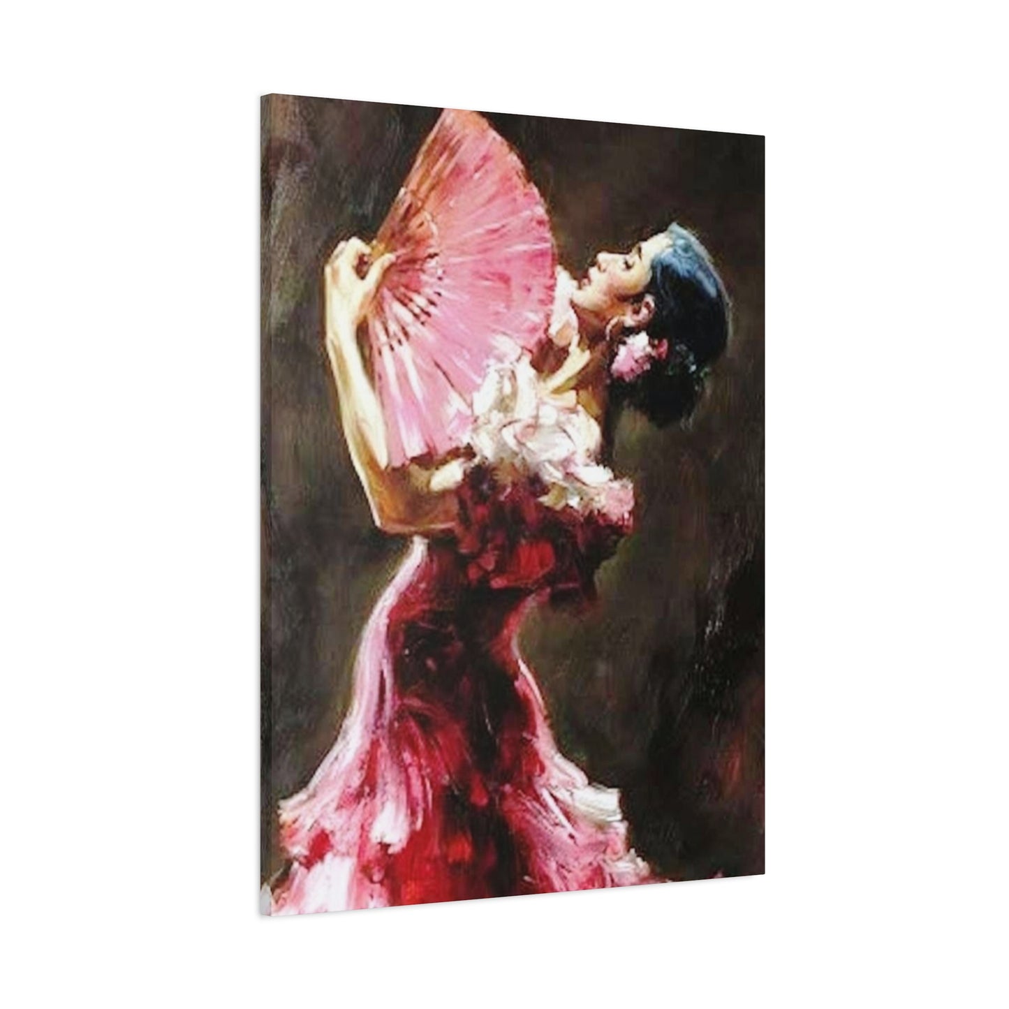Spain Traditional Pink Dance Wear Wall Art & Canvas Prints