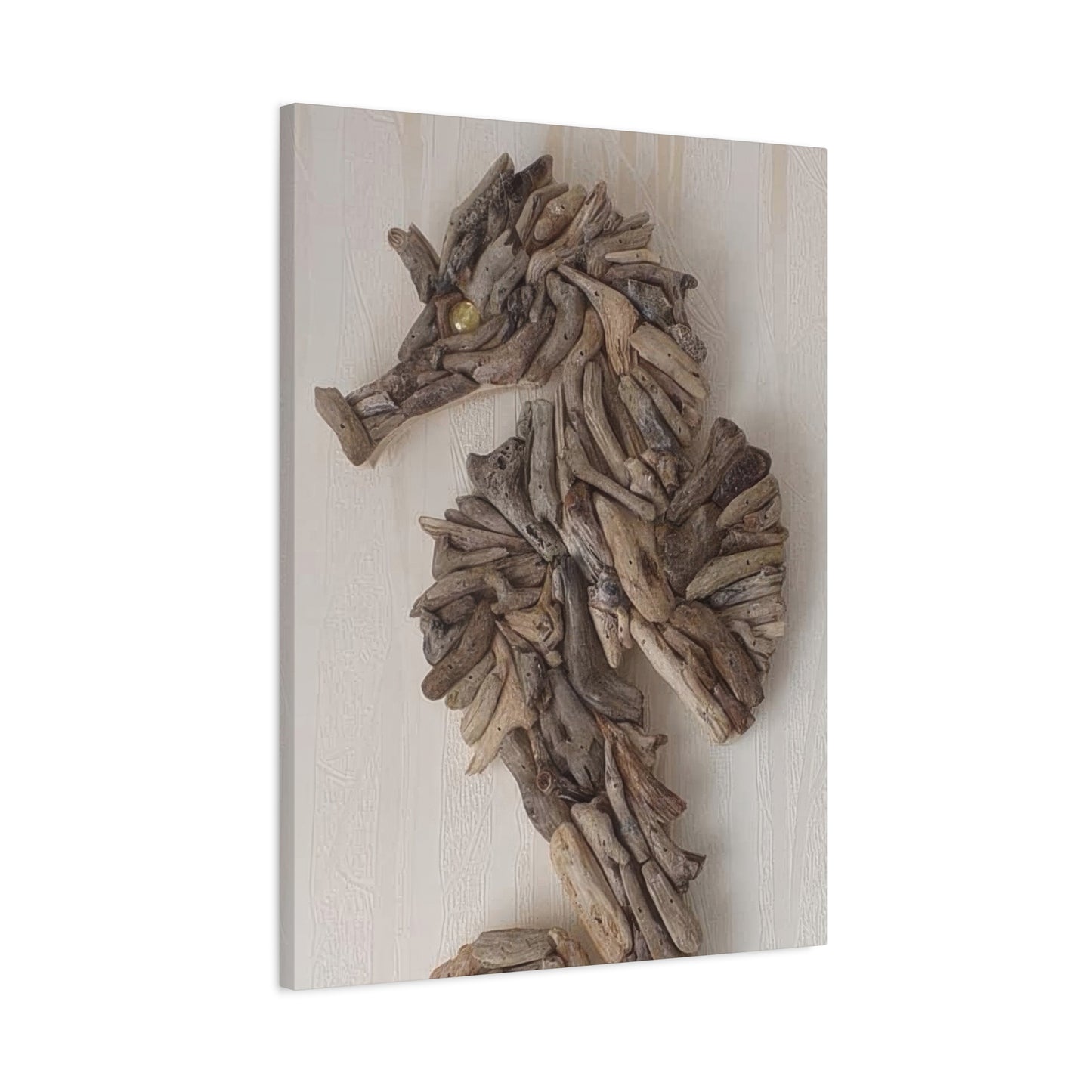 Driftwood Seahorse Wall Art & Canvas Prints