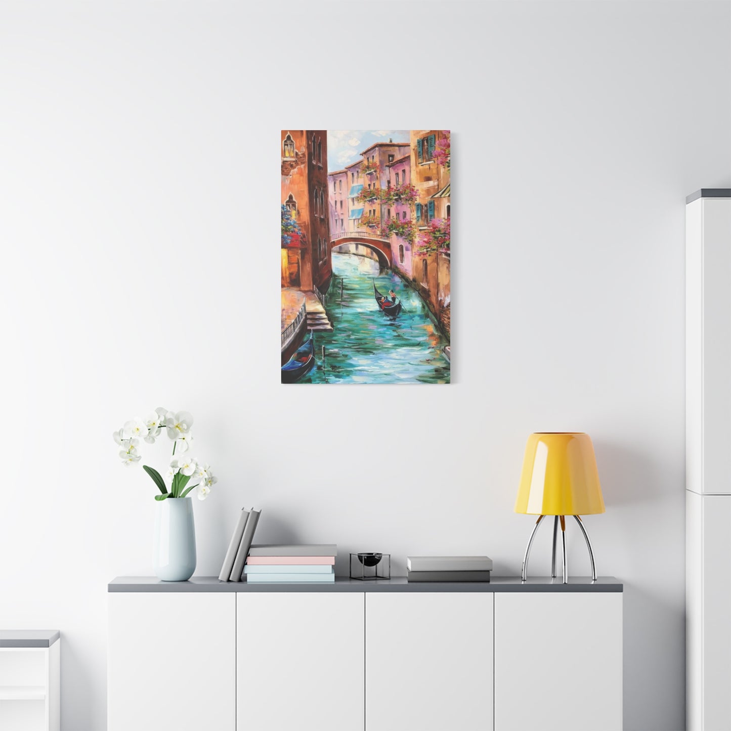 Venice Italy Boat Painting Wall Art & Canvas Prints