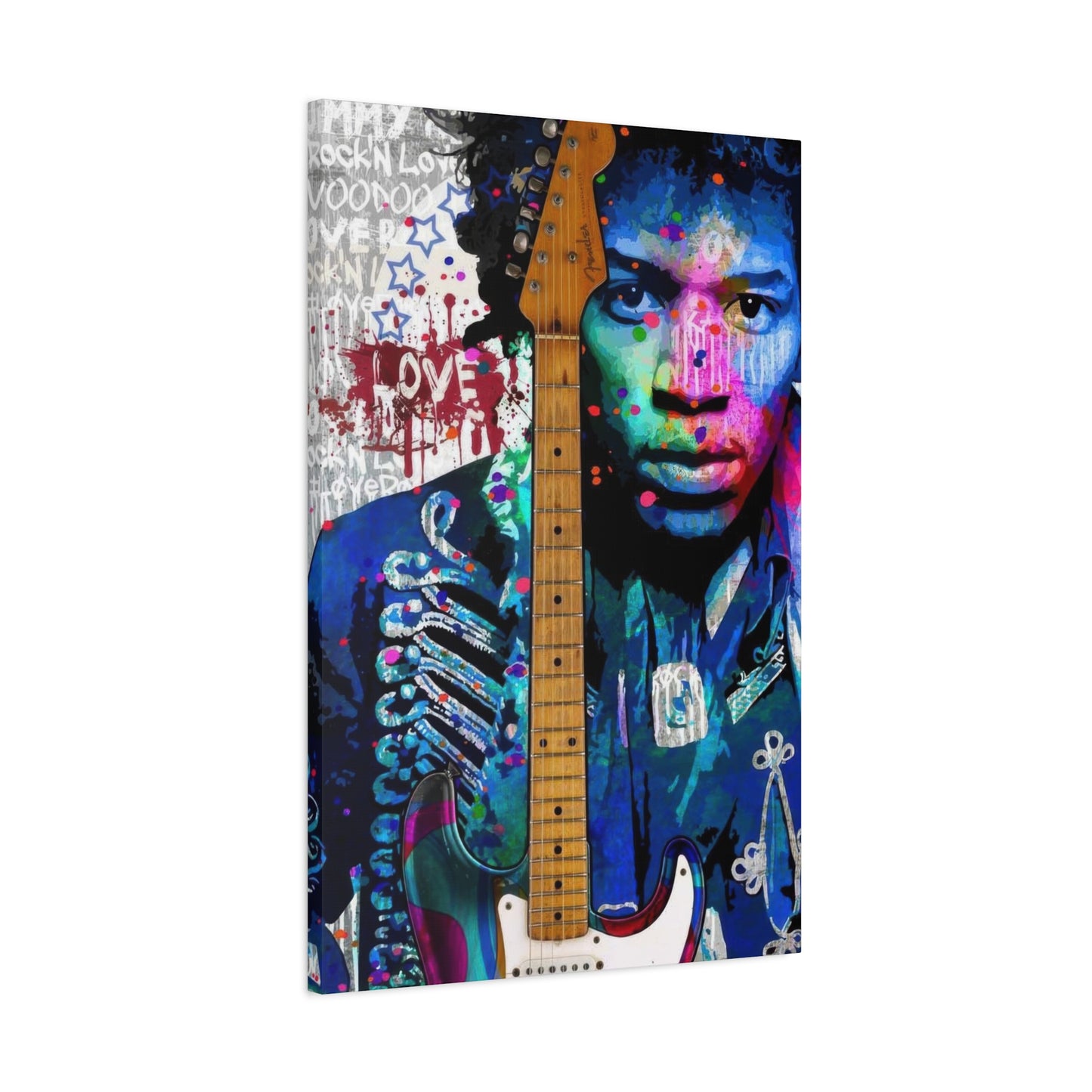 Jimi Hendrix 12 Wall Art & Canvas Prints