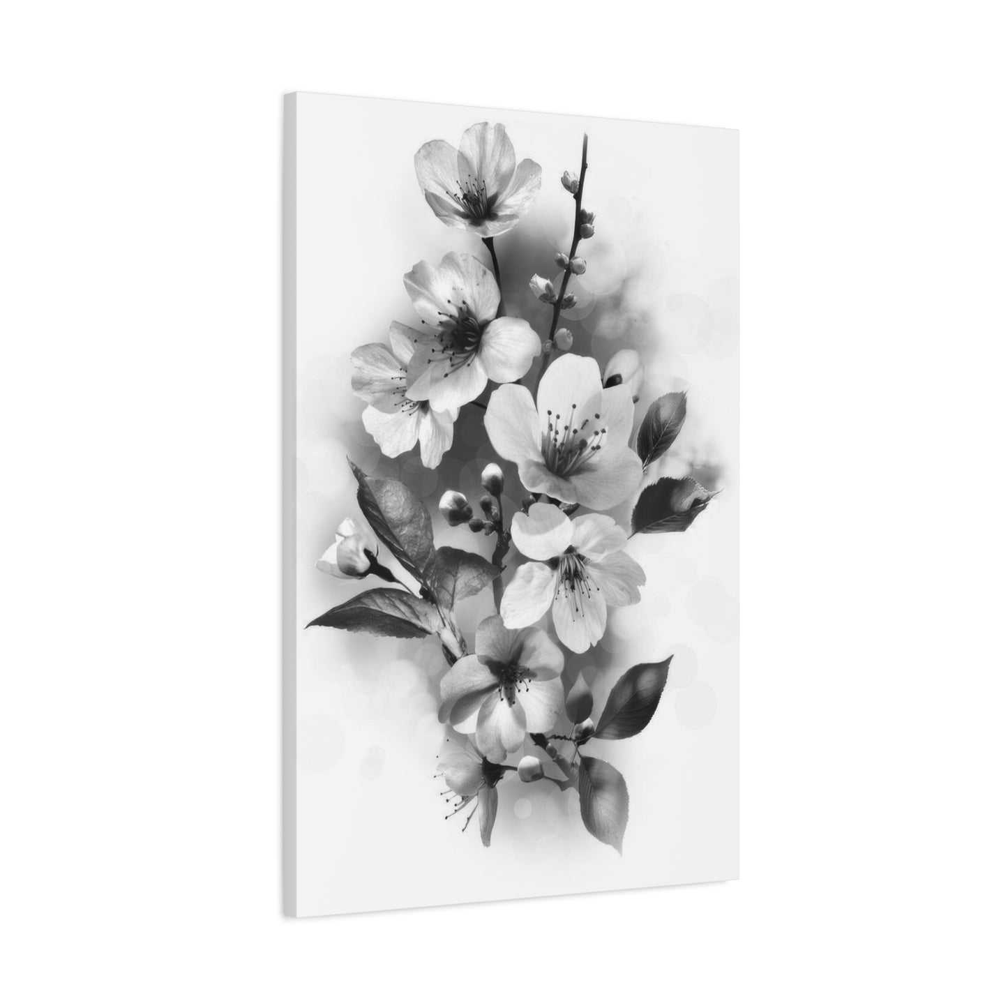 Flowers Grey Wall Art & Canvas Prints