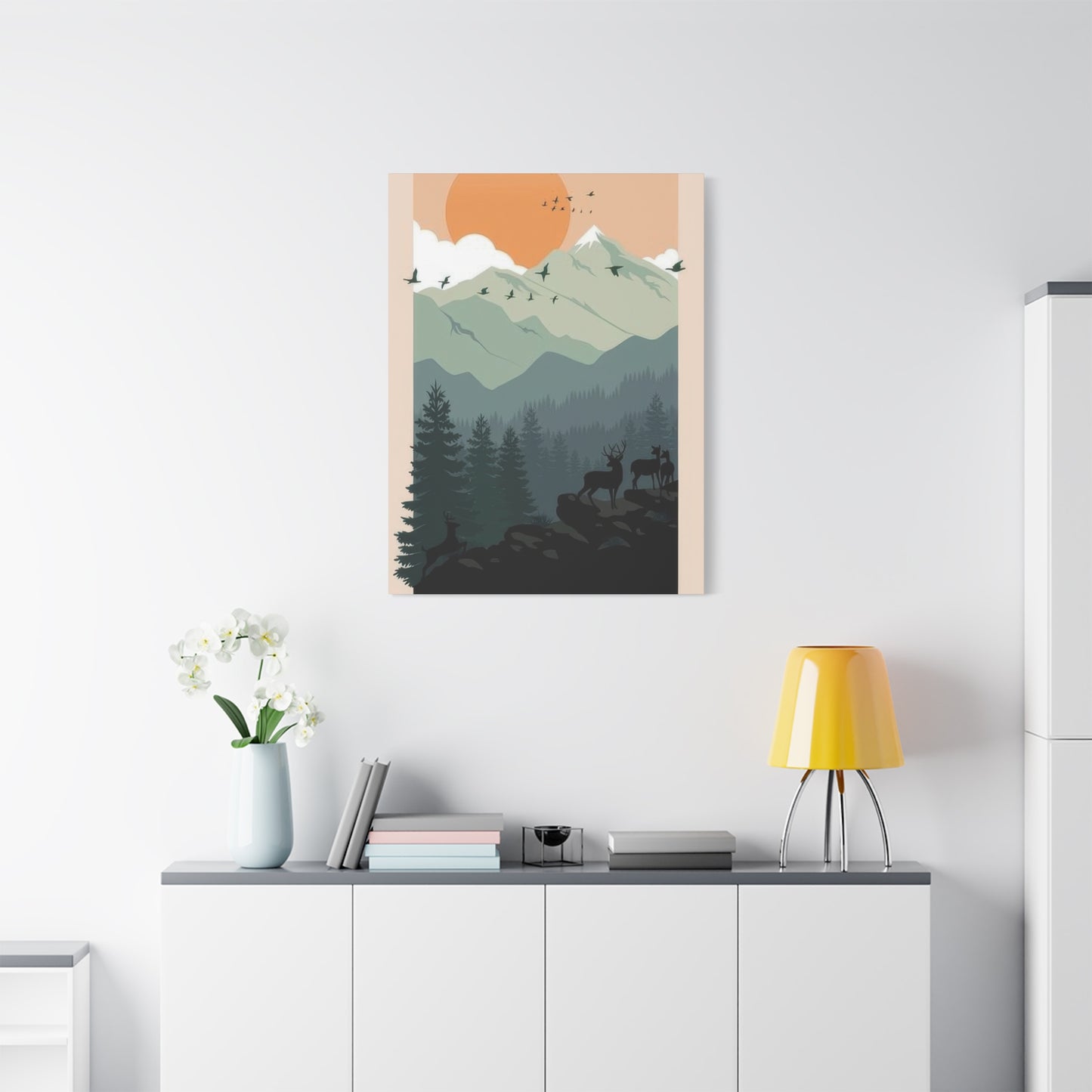 Forest Landscape Abstract Wall Art & Canvas Prints