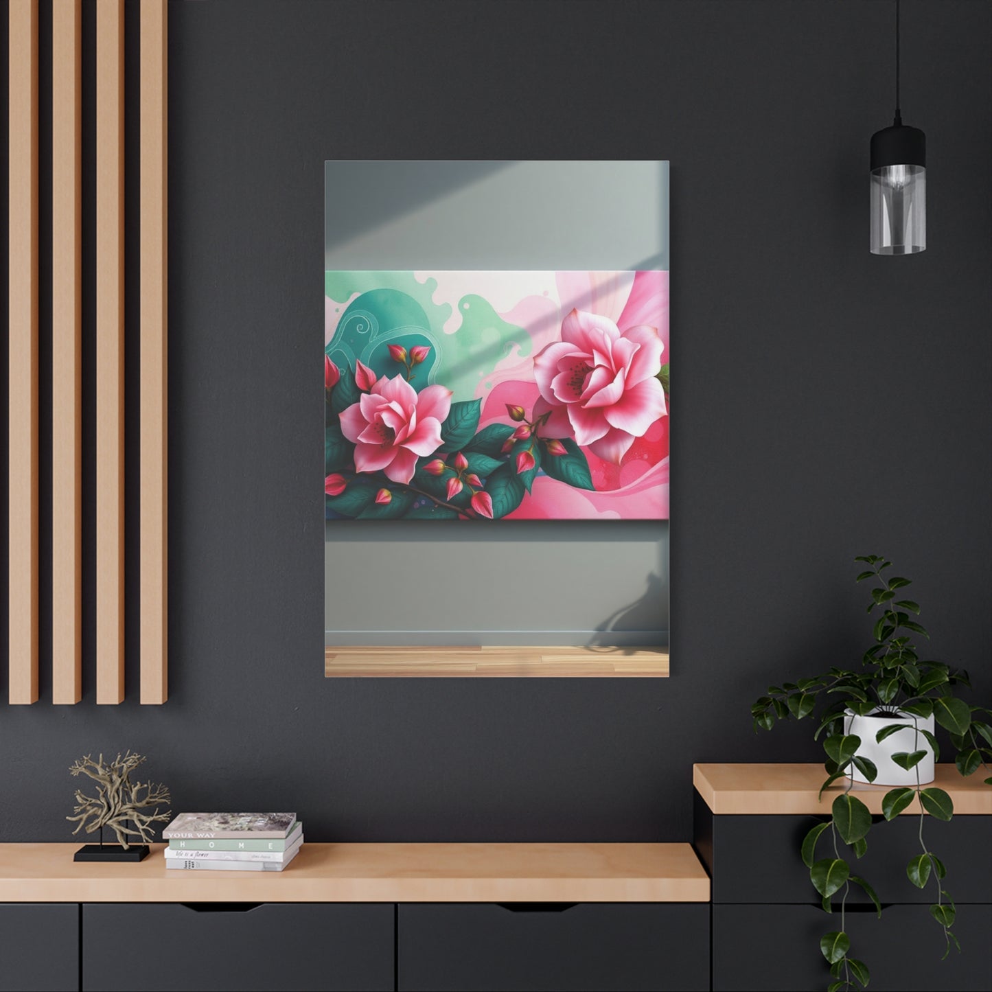 Green & Pink Canvas Art Supreme Gallery Wall Art & Canvas Print