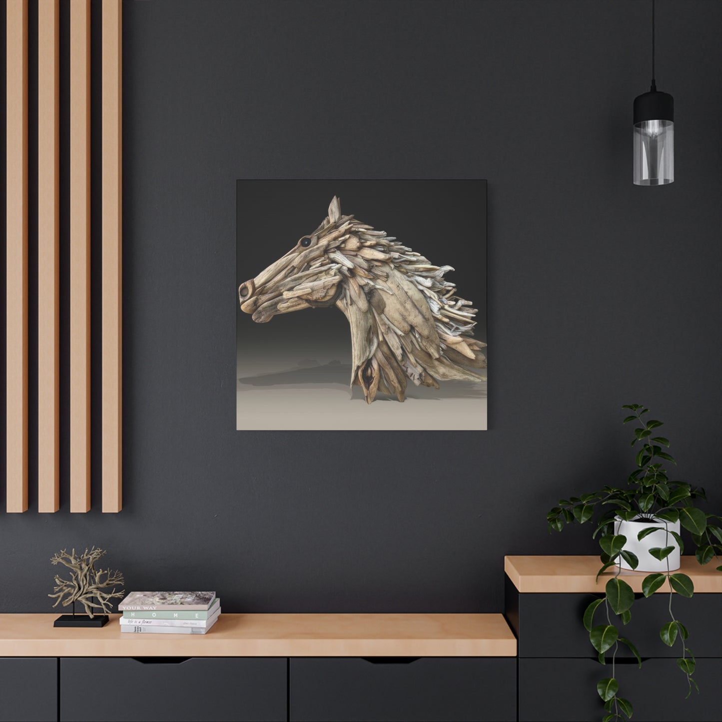 Driftwood Horse Head Wall Art & Canvas Prints
