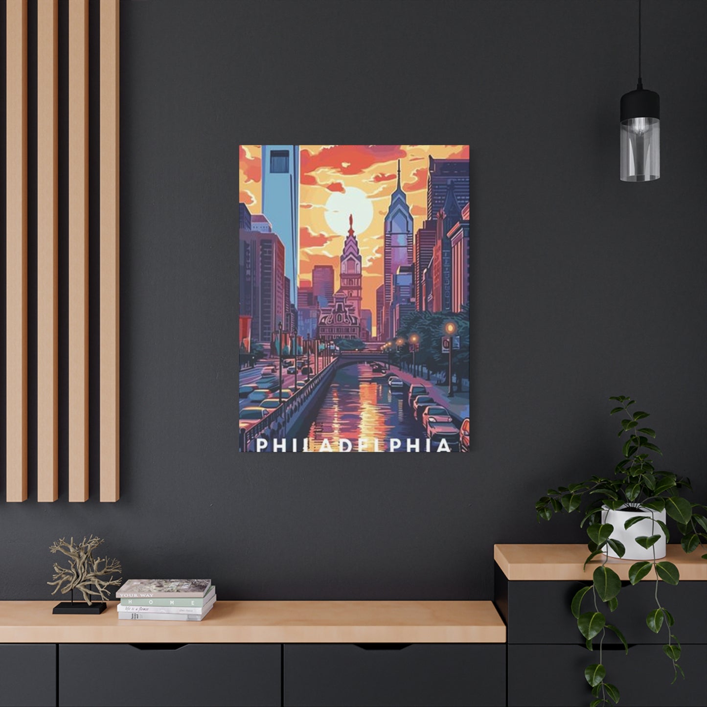 Sunset Of Philadelphia Wall Art & Canvas Prints