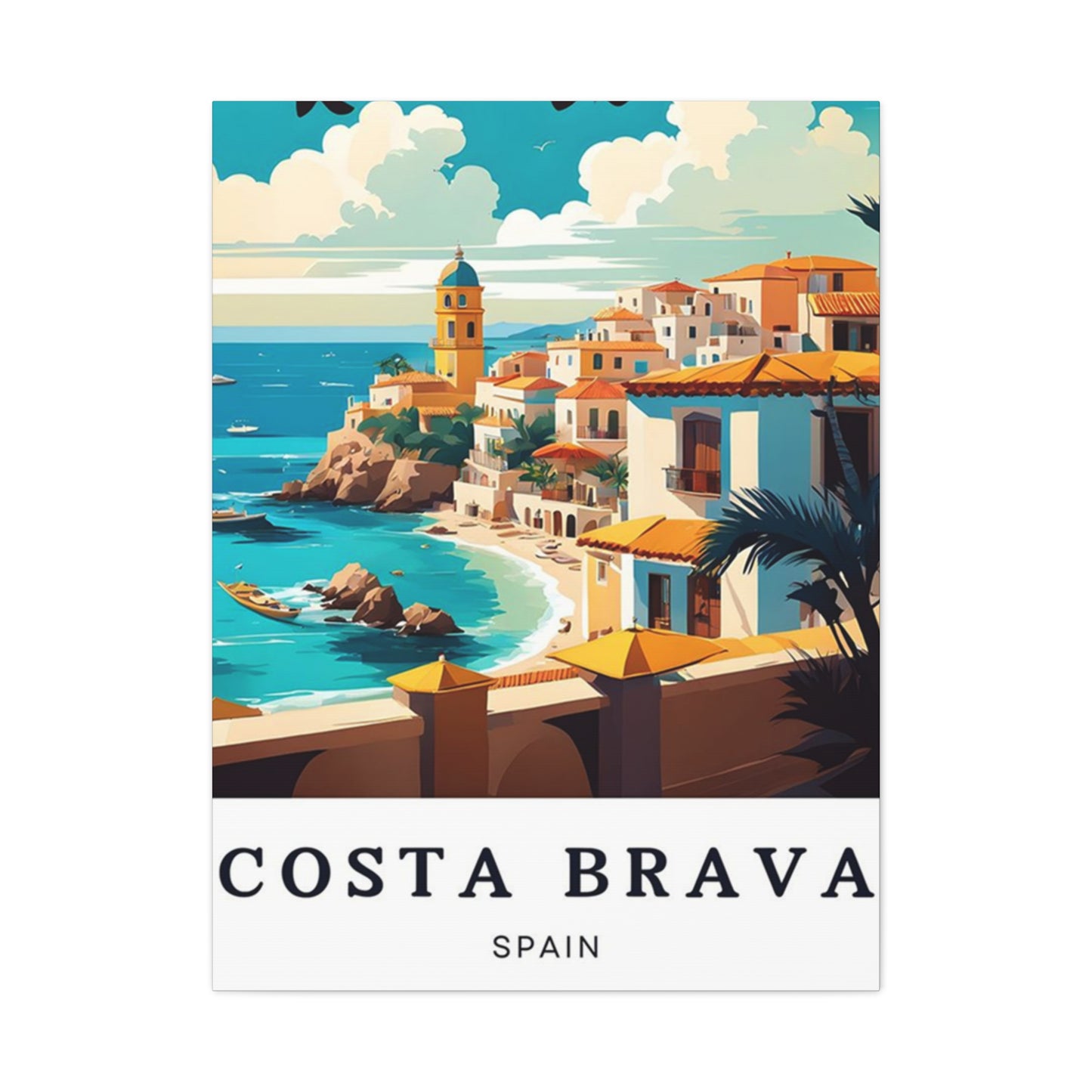 Costa Brava City Wall Art & Canvas Prints