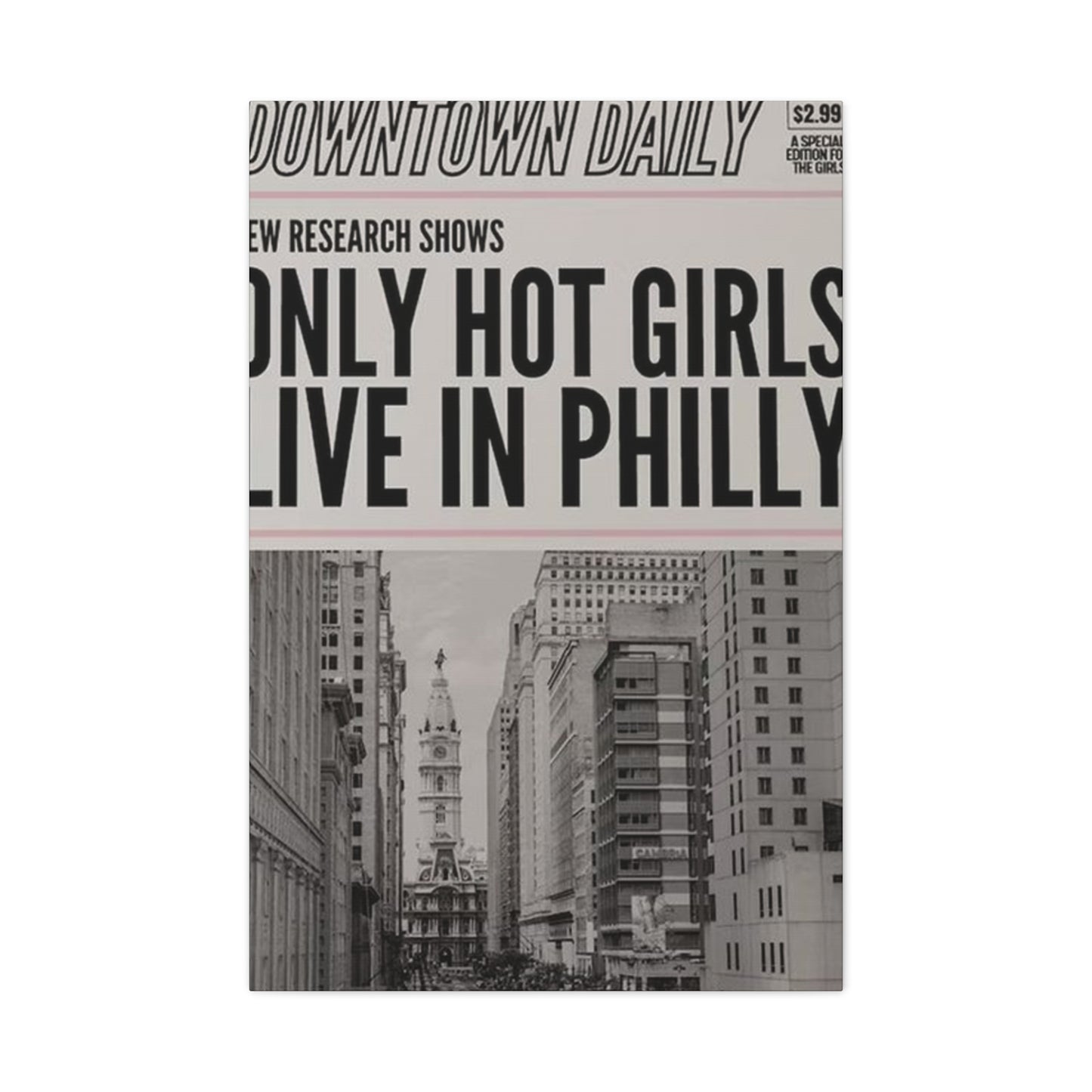 Vintage Newspaper Philadelphia Wall Art & Canvas Prints