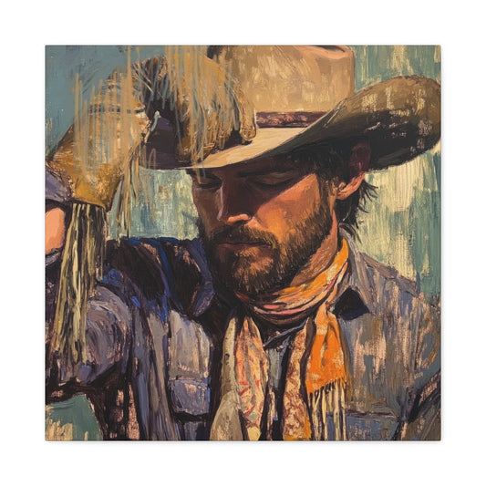 Cowboy Brushed Wall Art & Canvas Prints