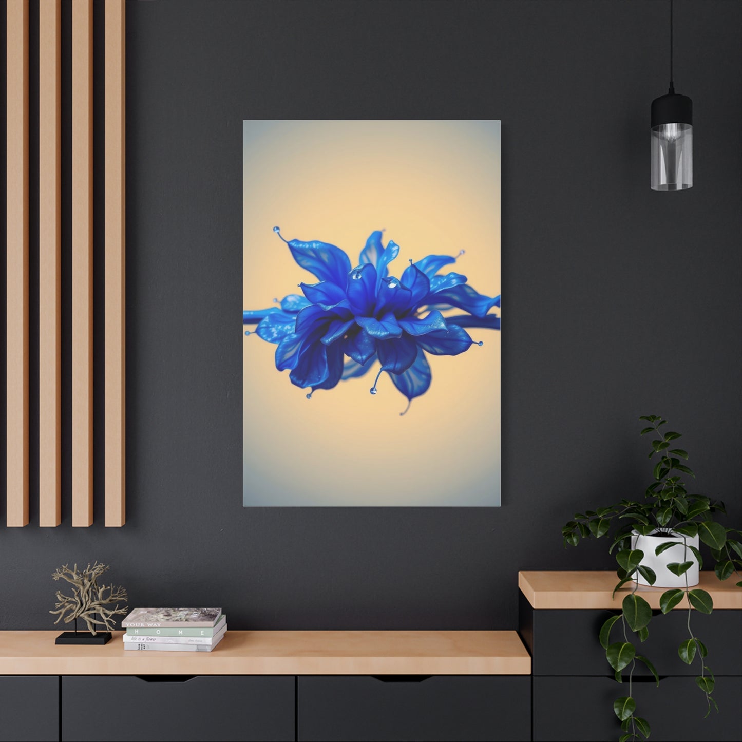 Supreme Blue & Gray Art Collection Wall Art & Canvas Print