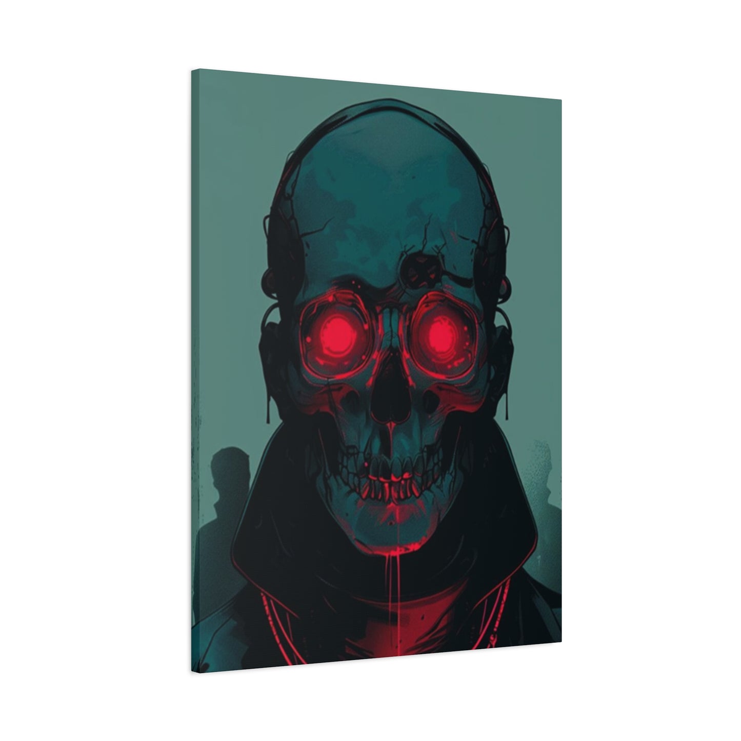 Red Eye Skull Wall Art & Canvas Prints