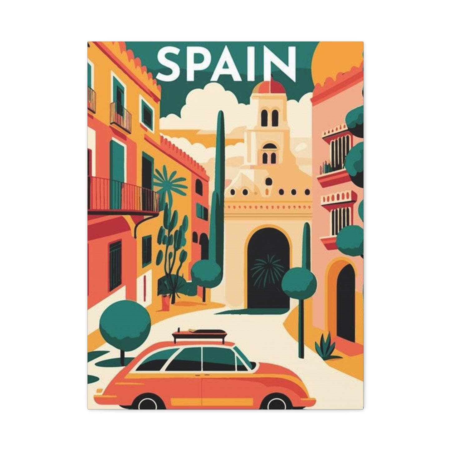 Spain Abstract Wall Art & Canvas Prints