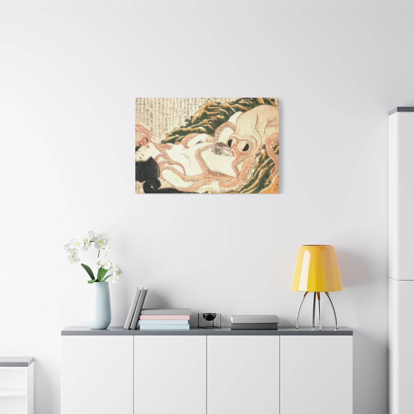 Katsushika Hokusai Dream Of The Fisherman's Wife Wall Art & Canvas Prints