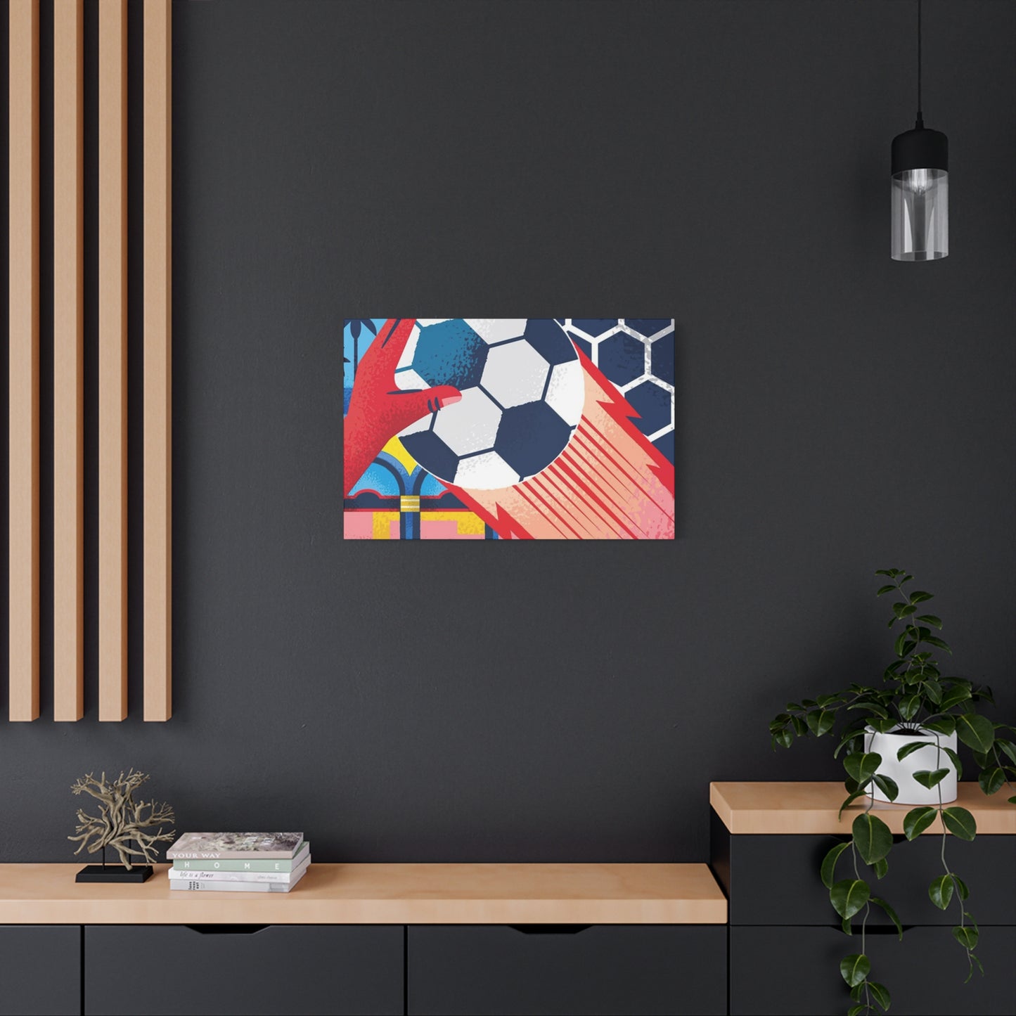 Football Painting Wall Art & Canvas Prints