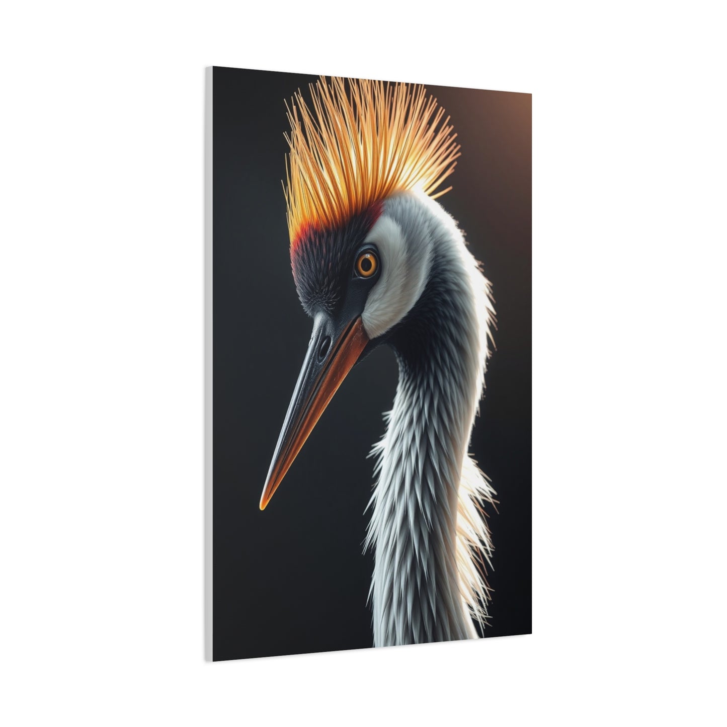Crane Bird Art Refined Canvas Wall Art & Canvas Print