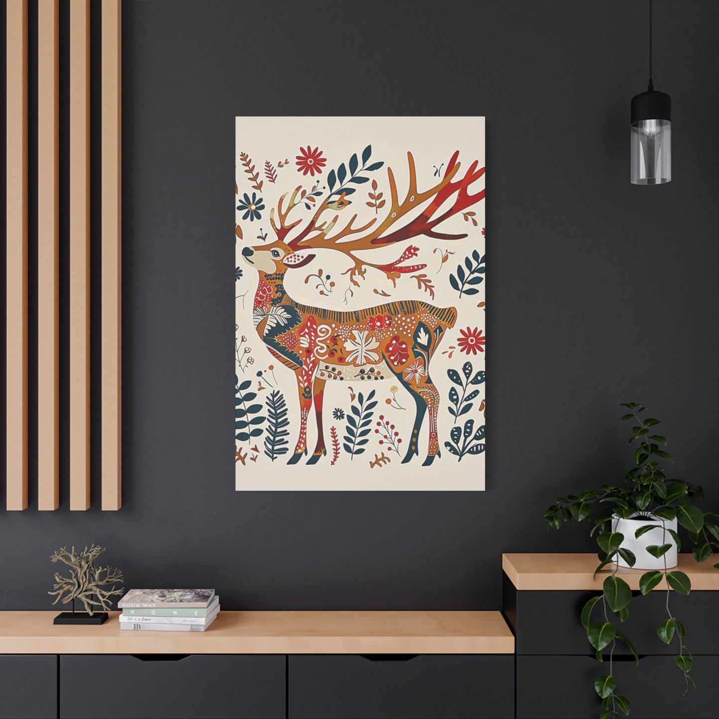 Deer Scandinavia 2 Wall Art & Canvas Prints