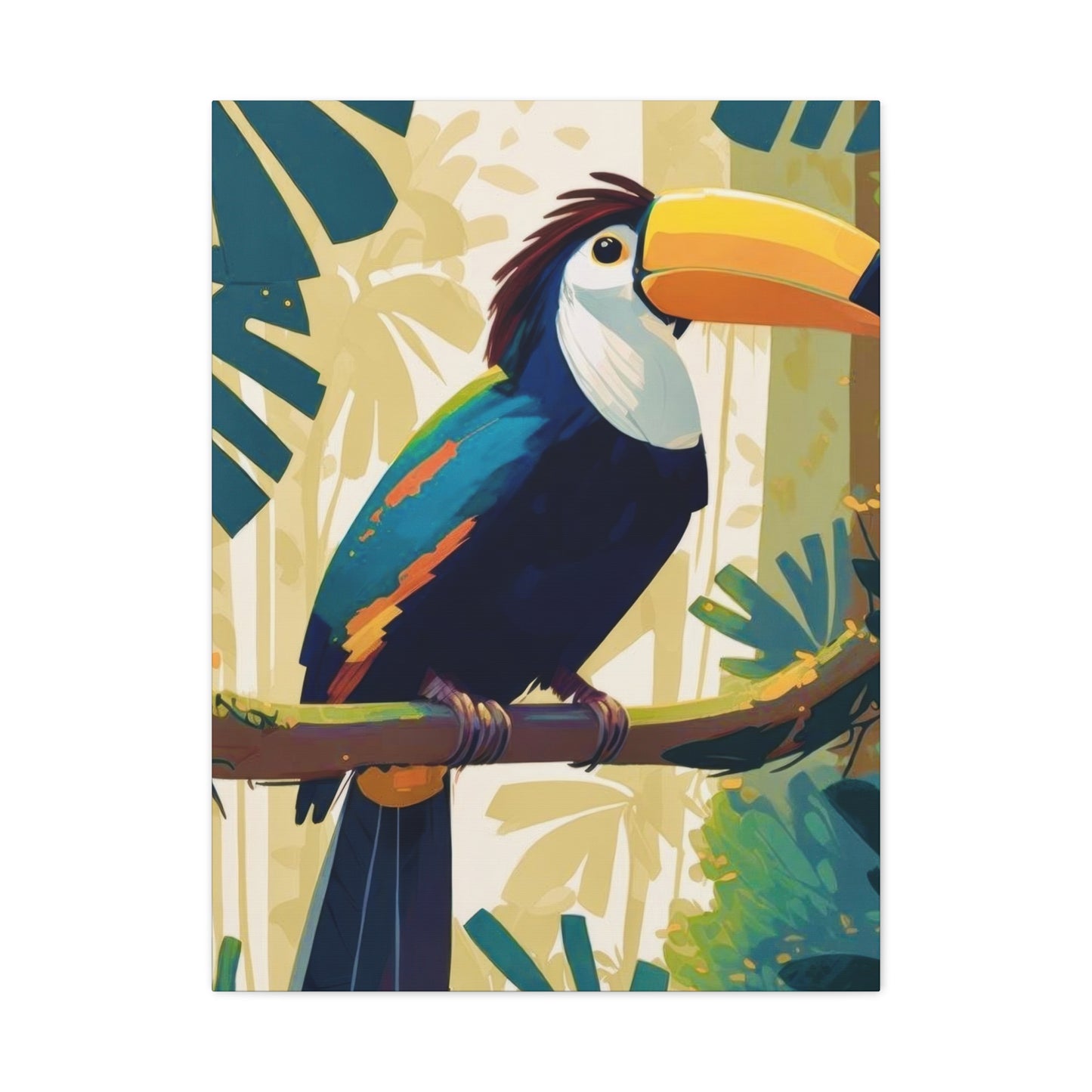 Toucan Portrait Deco Wall Art & Canvas Prints