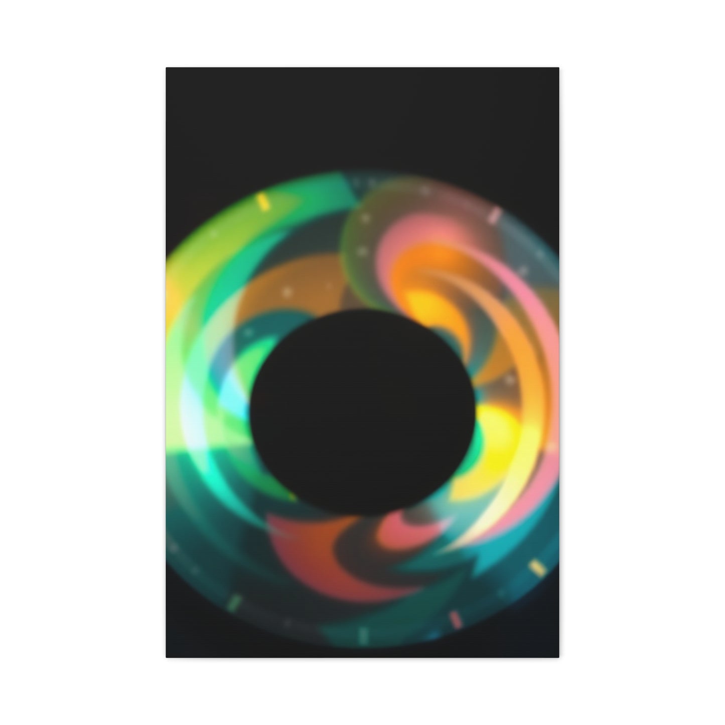 Elite Circular Abstract Art Vision Wall Art & Canvas Print