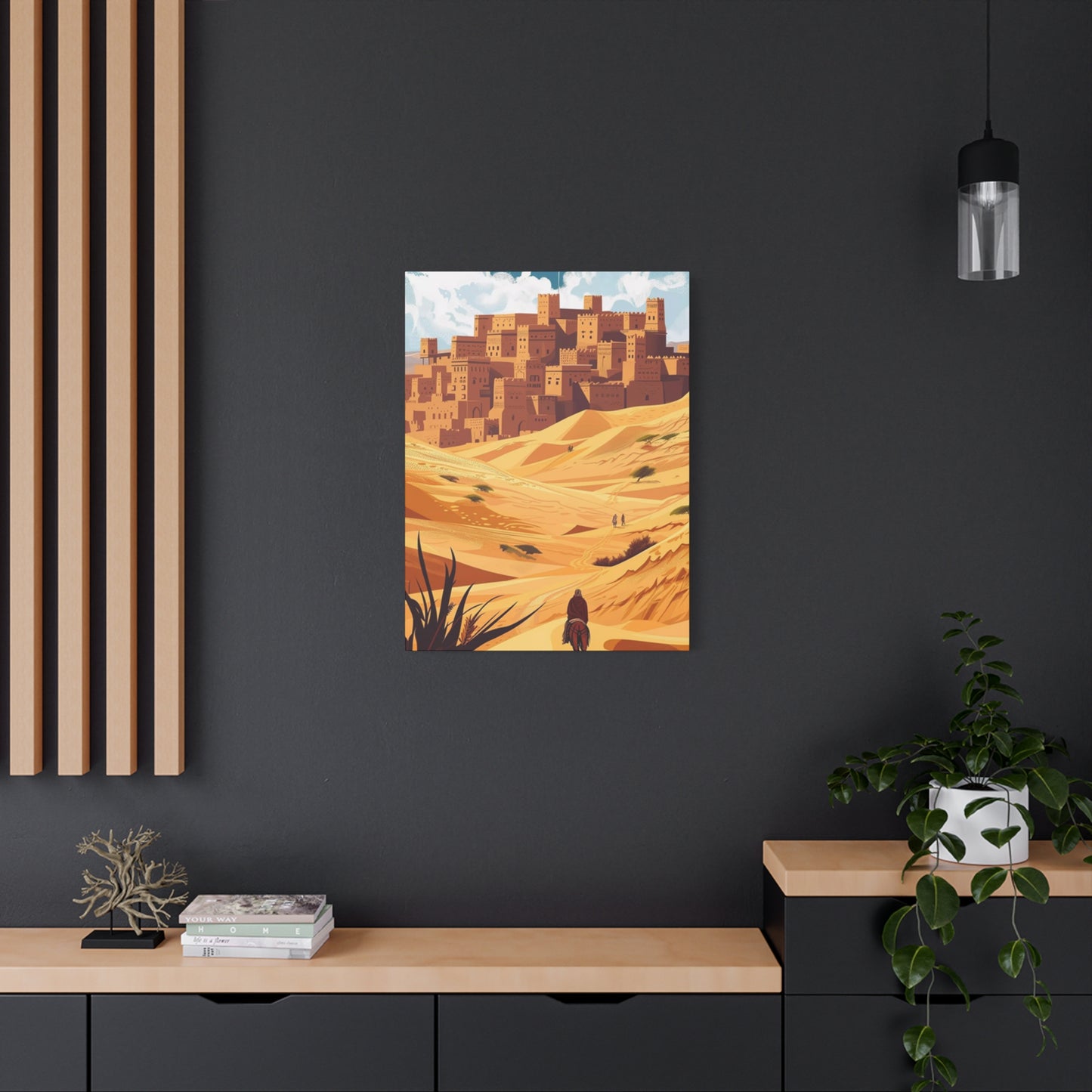 Cowboy In Desert Wall Art & Canvas Prints