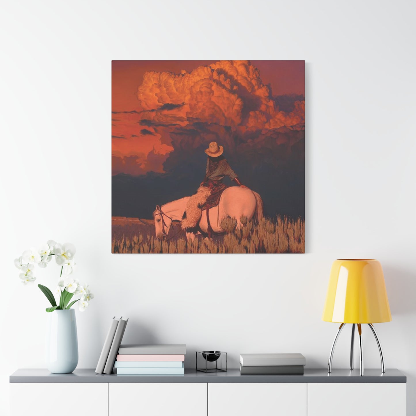 Cowgirls In Sunset Wall Art & Canvas Prints