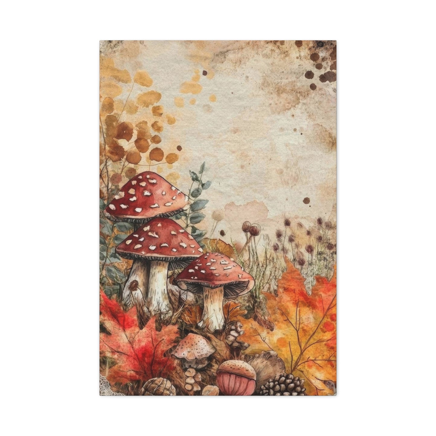 Mushroom Earthy Wall Art & Canvas Prints