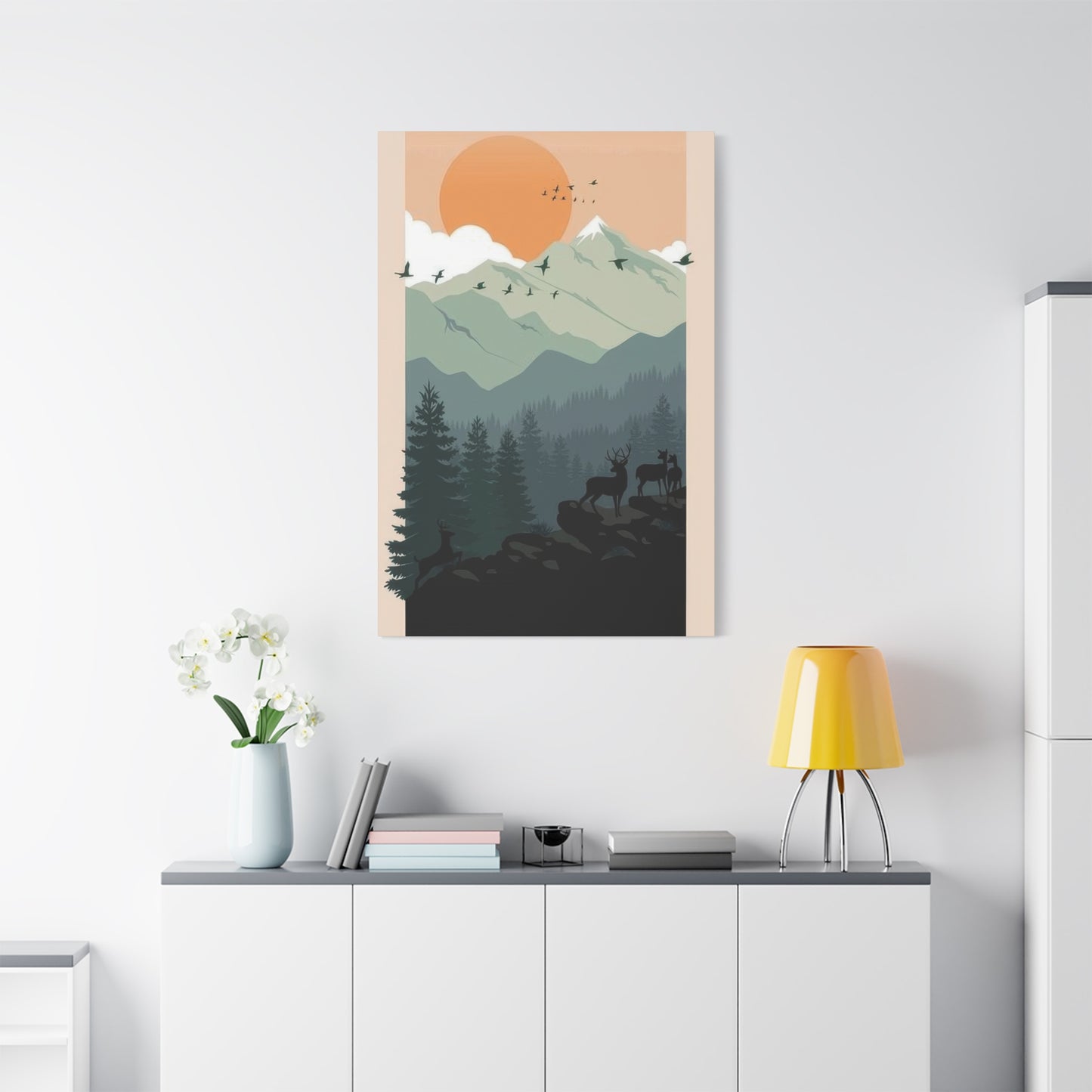 Forest Landscape Abstract Wall Art & Canvas Prints