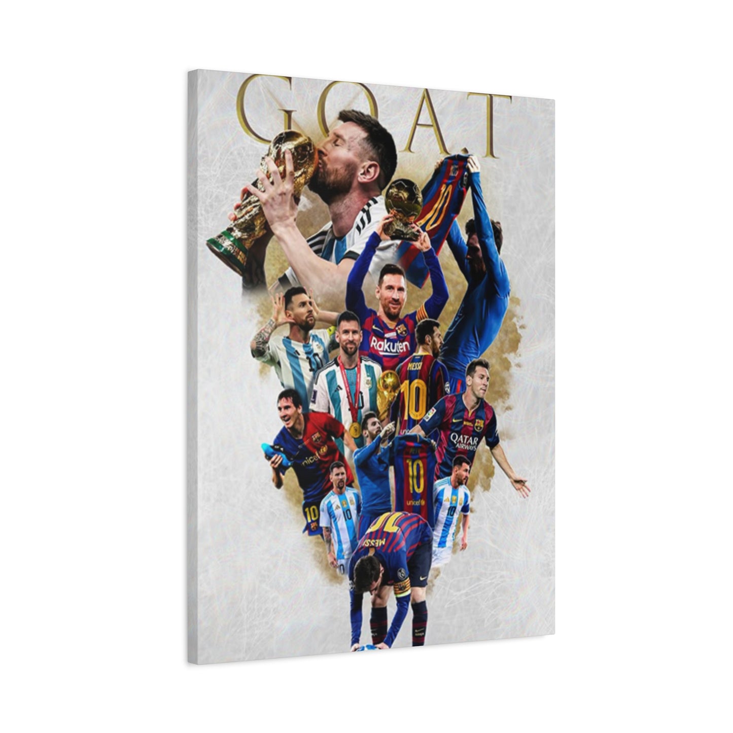Leonel Messi The GOAT Wall Art & Canvas Prints