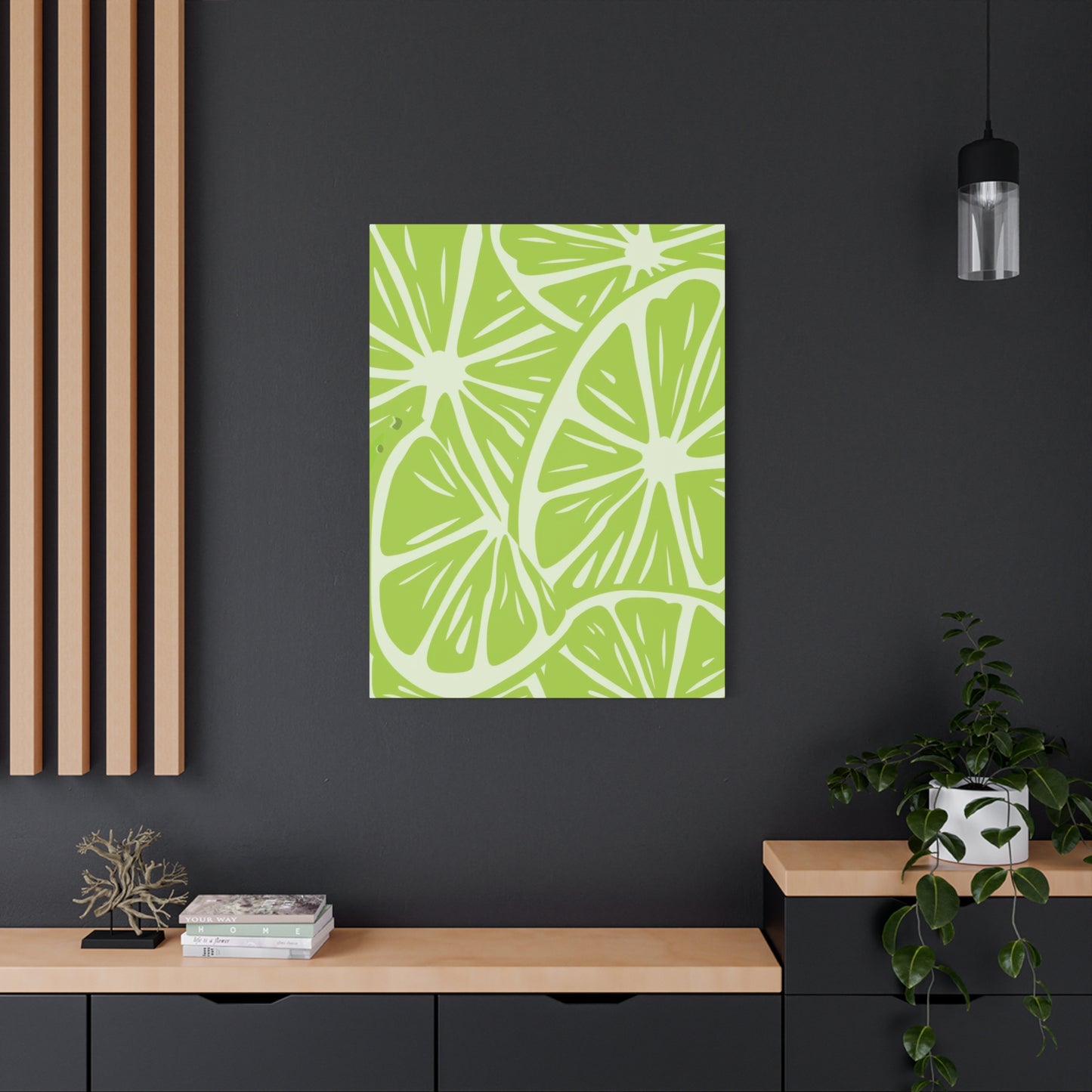 Cool Citrus Fruit Green Wall Art & Canvas Prints