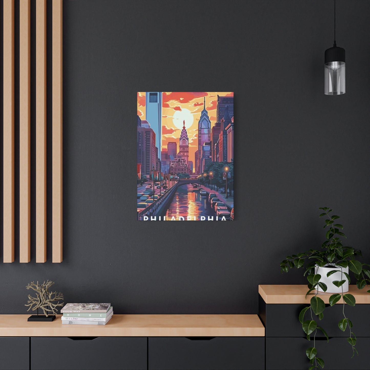 Sunset Of Philadelphia Wall Art & Canvas Prints