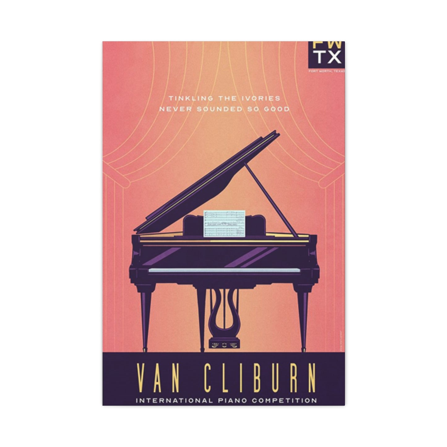 Van Cliburn Wall Art & Canvas Prints