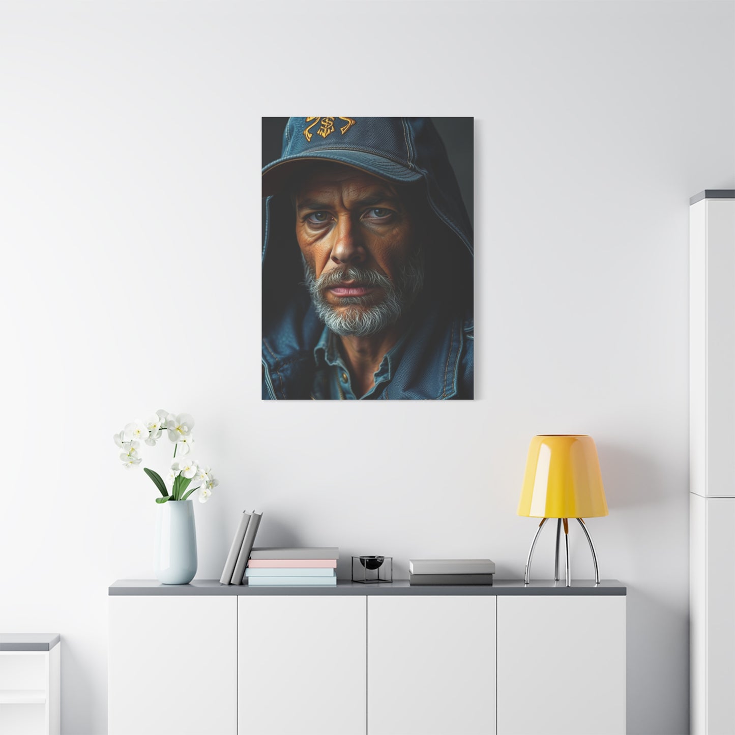 Denim and Leather Art Luxury Canvas Wall Art & Canvas Print