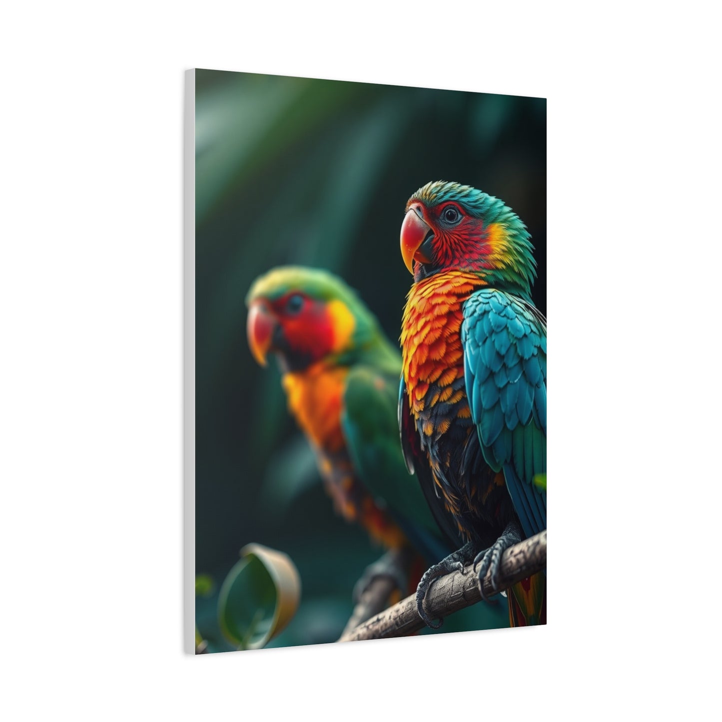 Tropical Birds Art Luxury Canvas Wall Art & Canvas Print