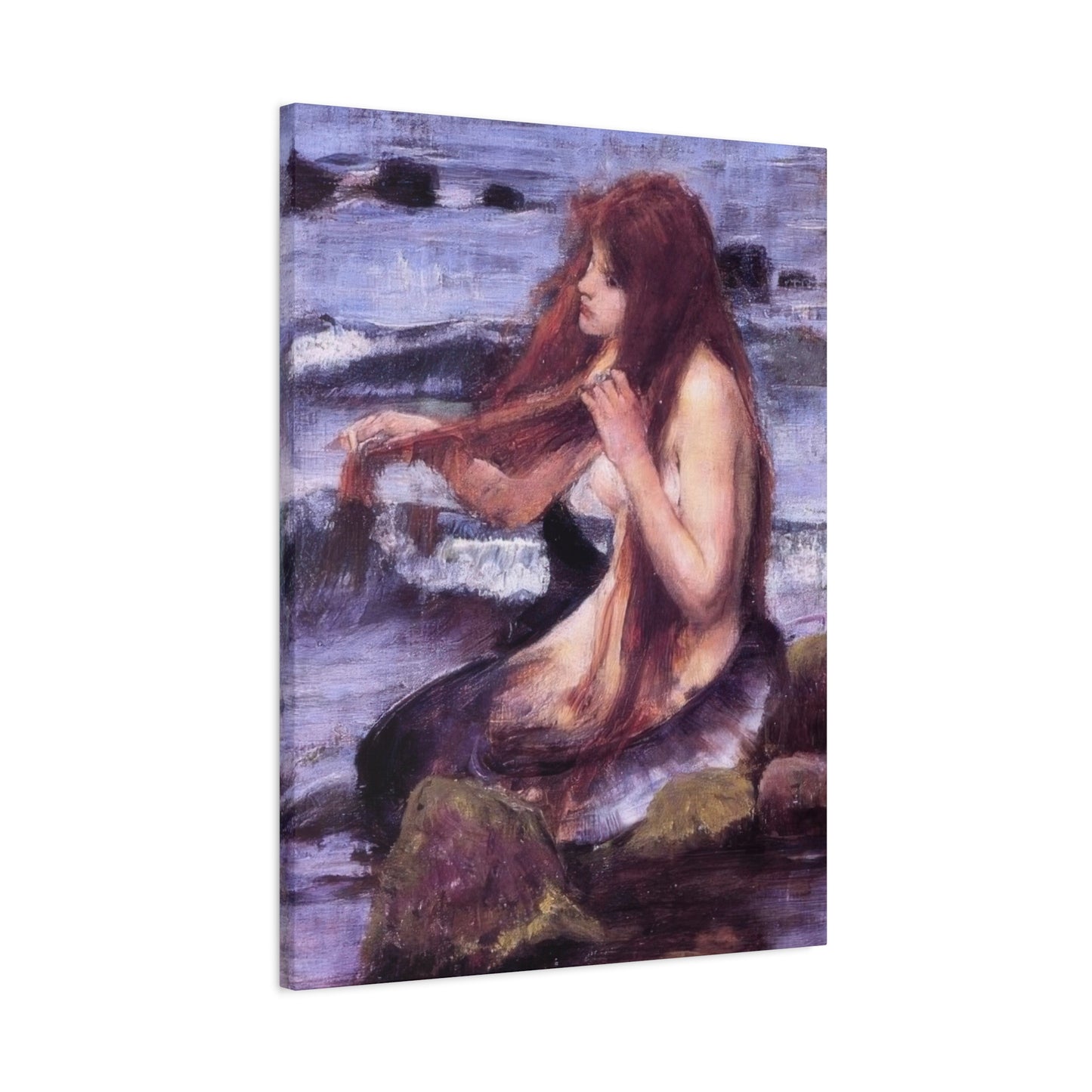 John William Sketch For A Mermaid Wall Art & Canvas Prints