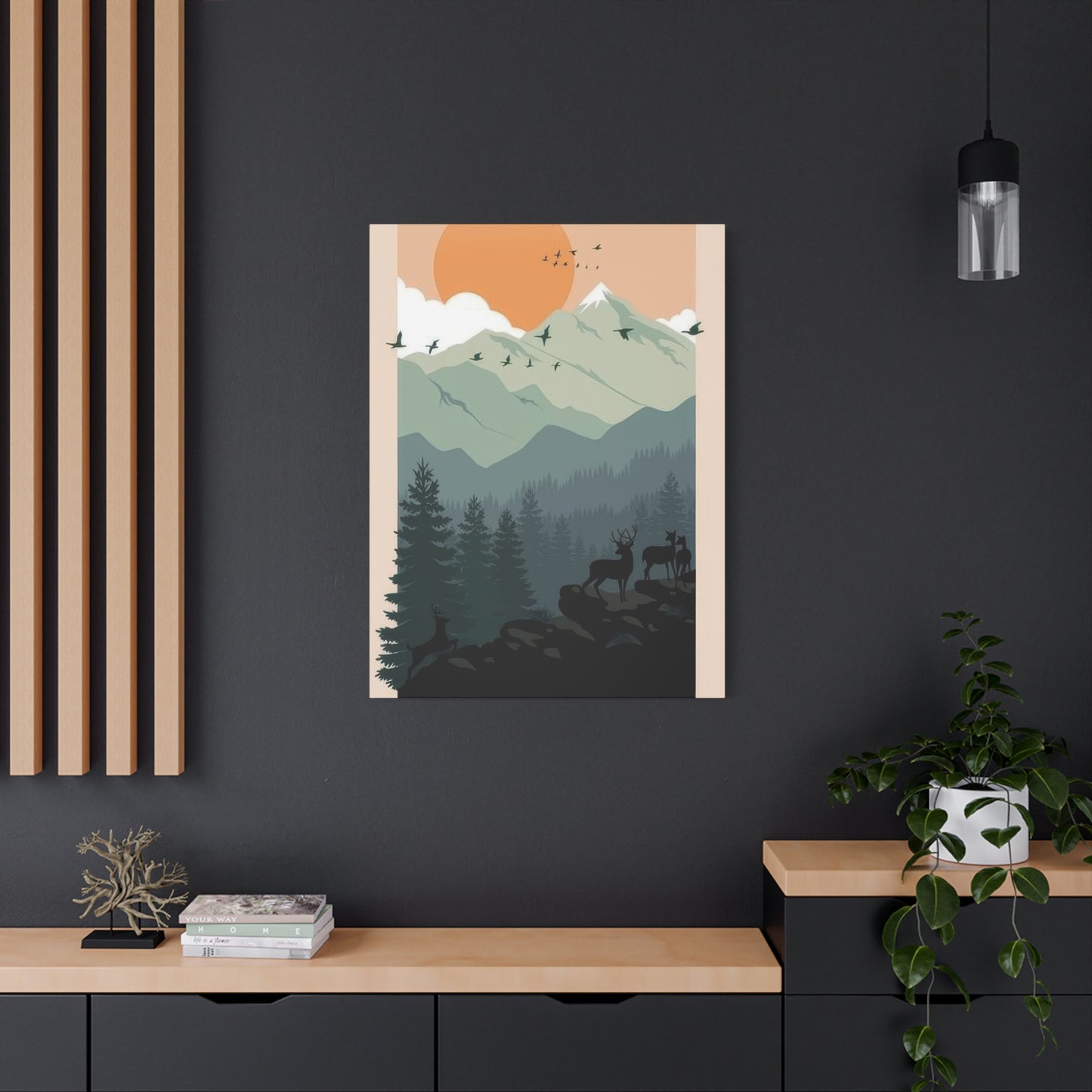 Forest Landscape Abstract Wall Art & Canvas Prints