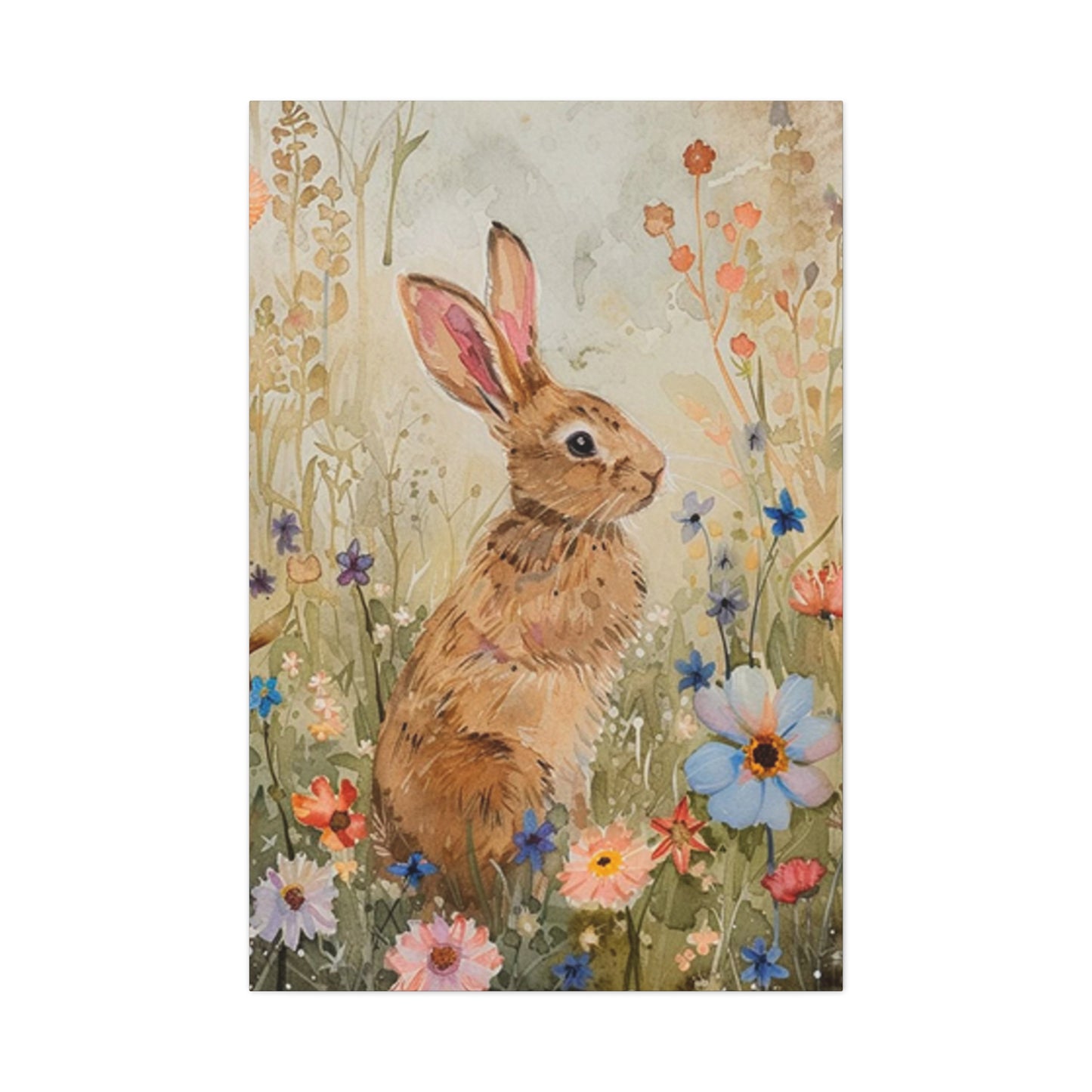 Flora, Fauna & Rabbit Painting Wall Art & Canvas Prints