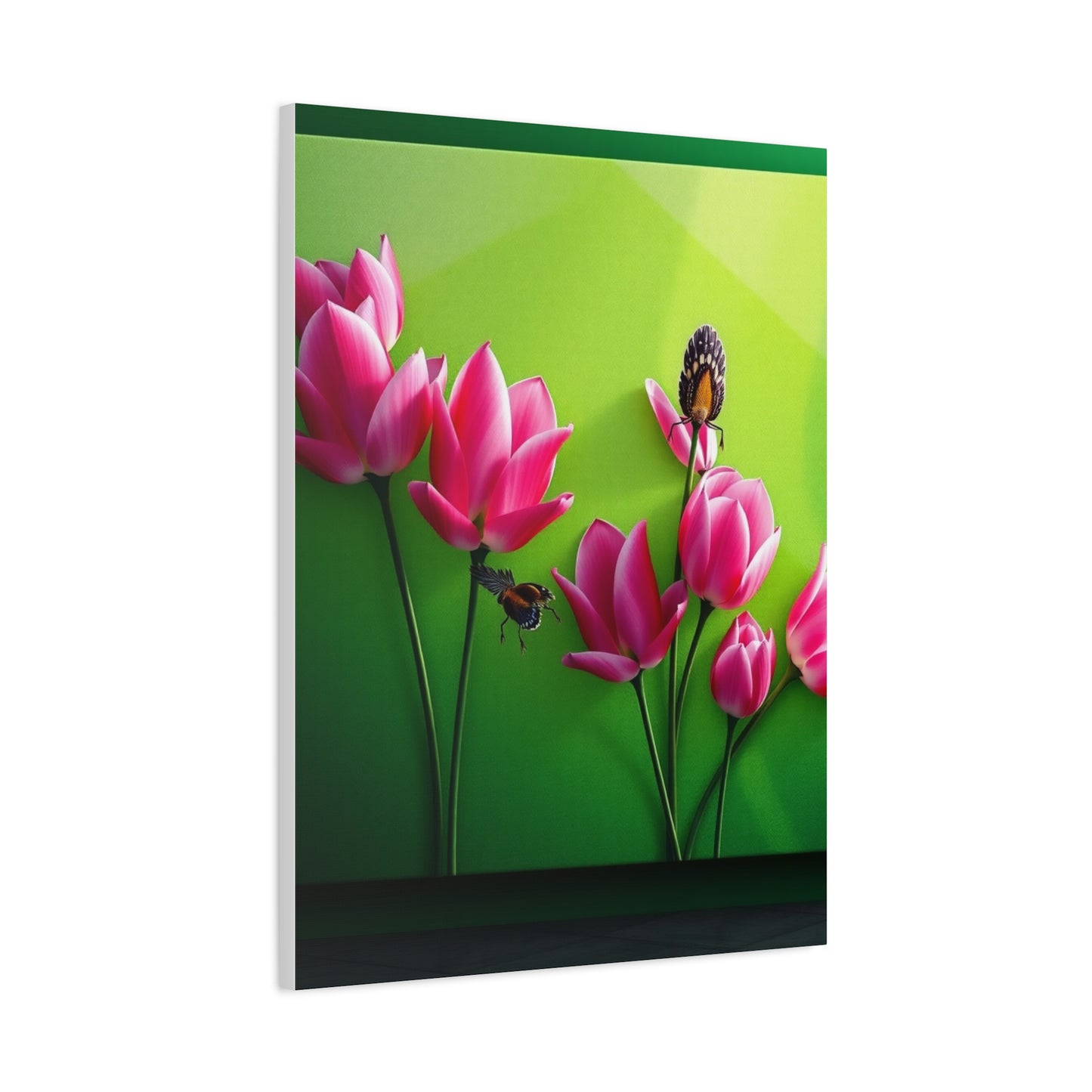 Elite Green & Pink Canvas Art Vision Wall Art & Canvas Print