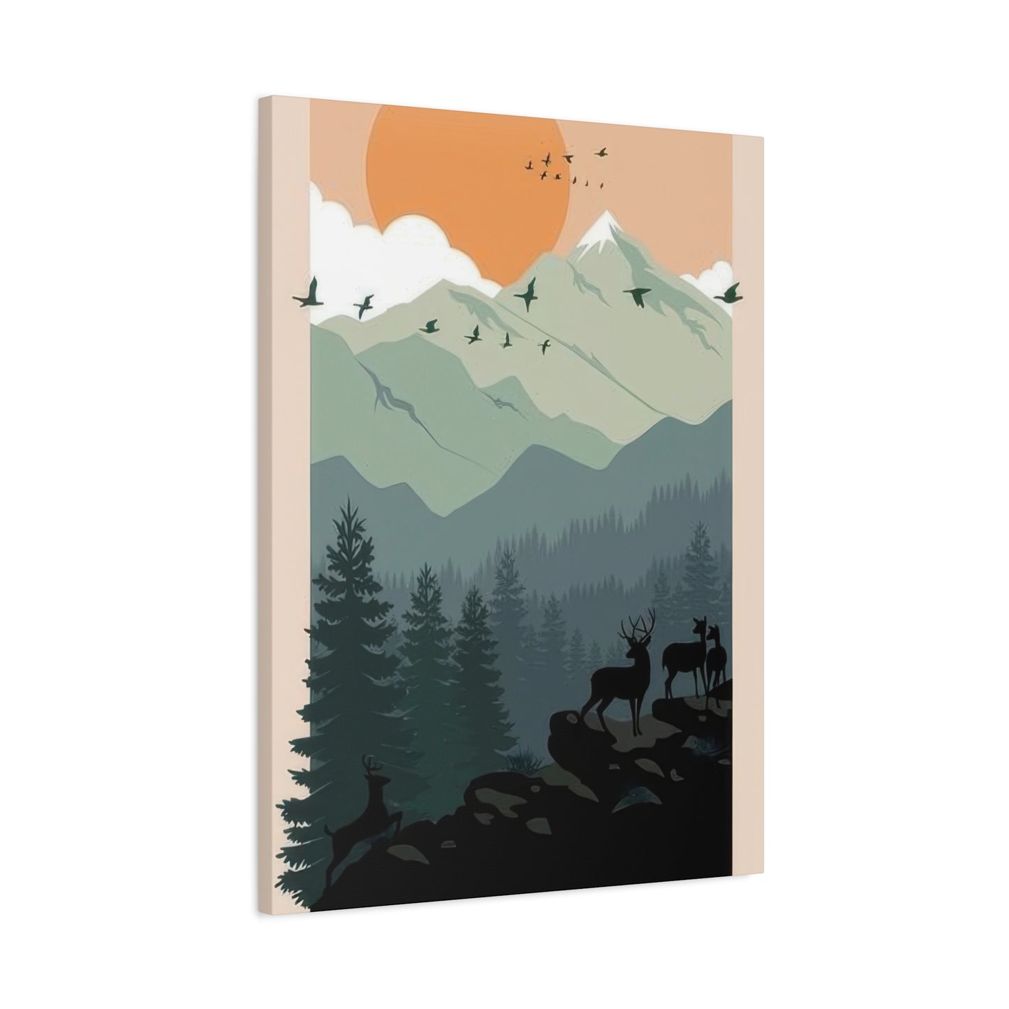 Forest Landscape Abstract Wall Art & Canvas Prints