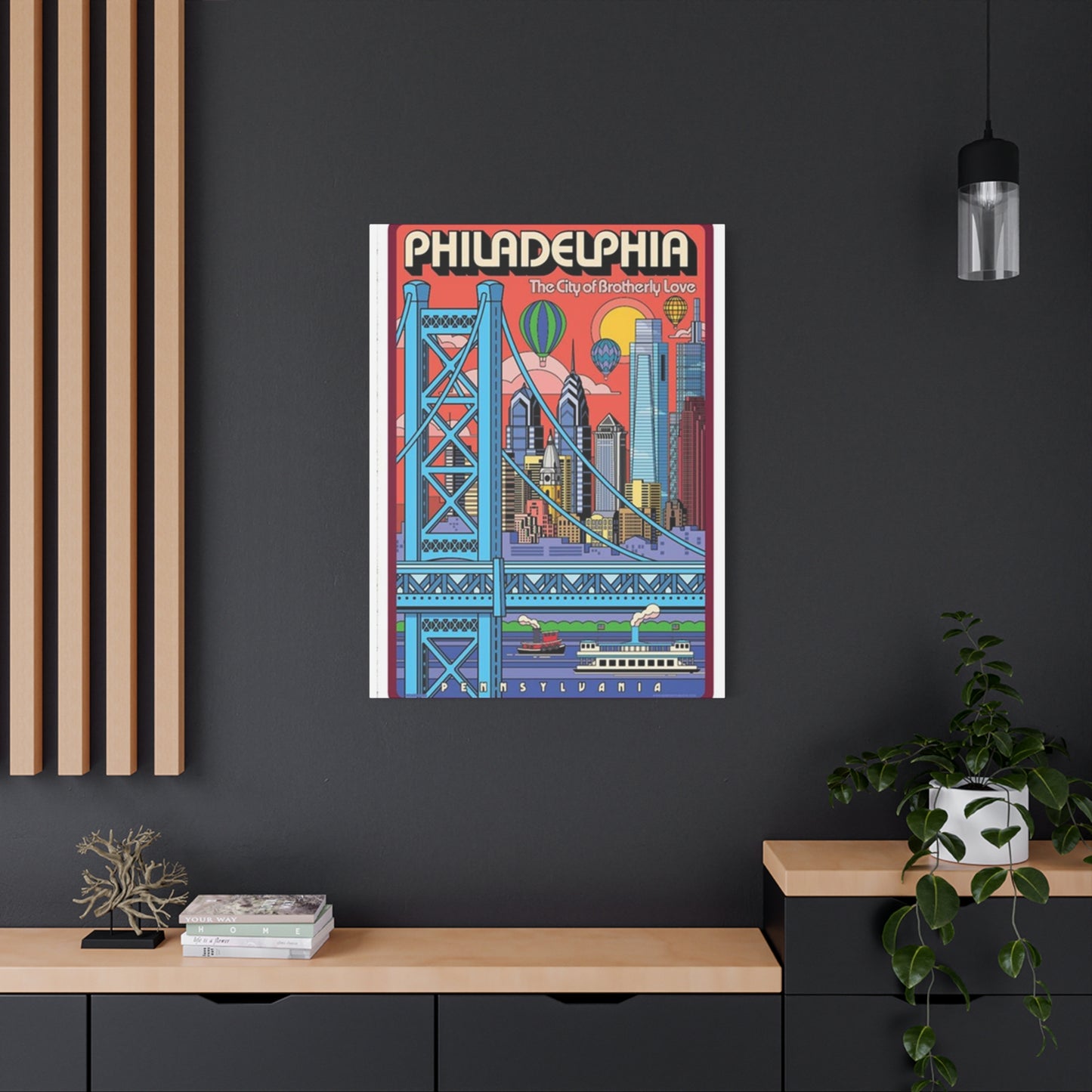 The City Of Brotherly Love Poster Wall Art & Canvas Prints