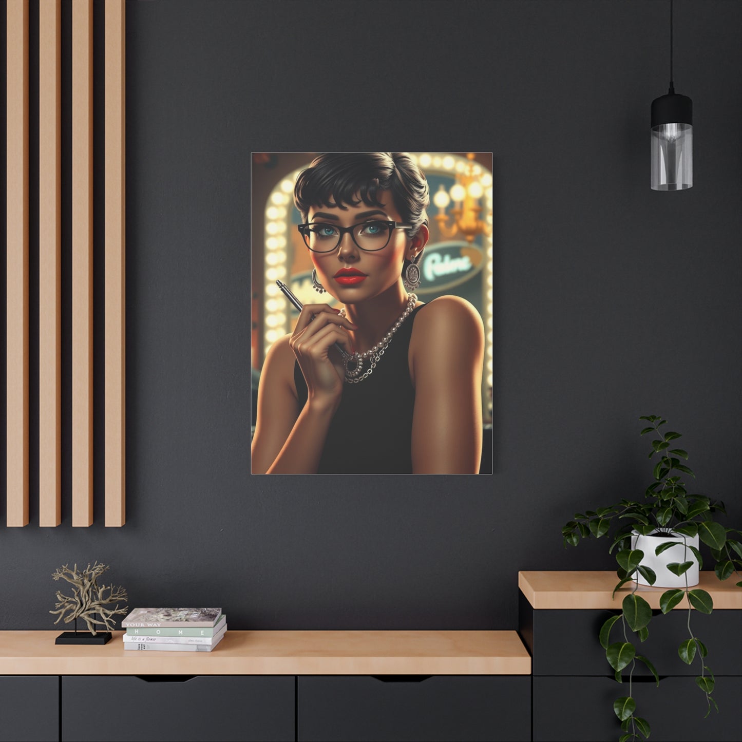 Vision Breakfast At Tiffany’s Characters Art Art Wall Art & Canvas Print